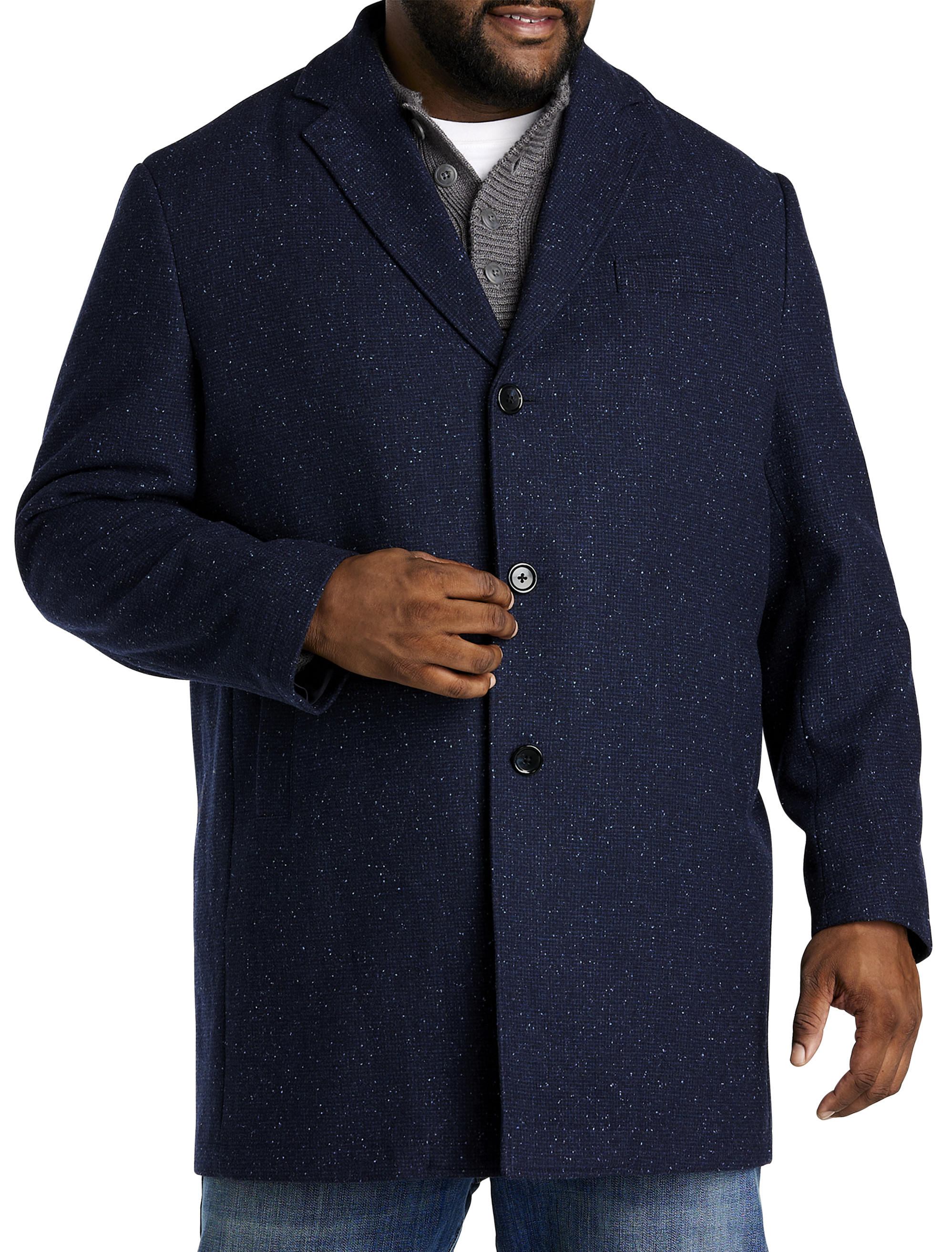 Pea coat store big and tall