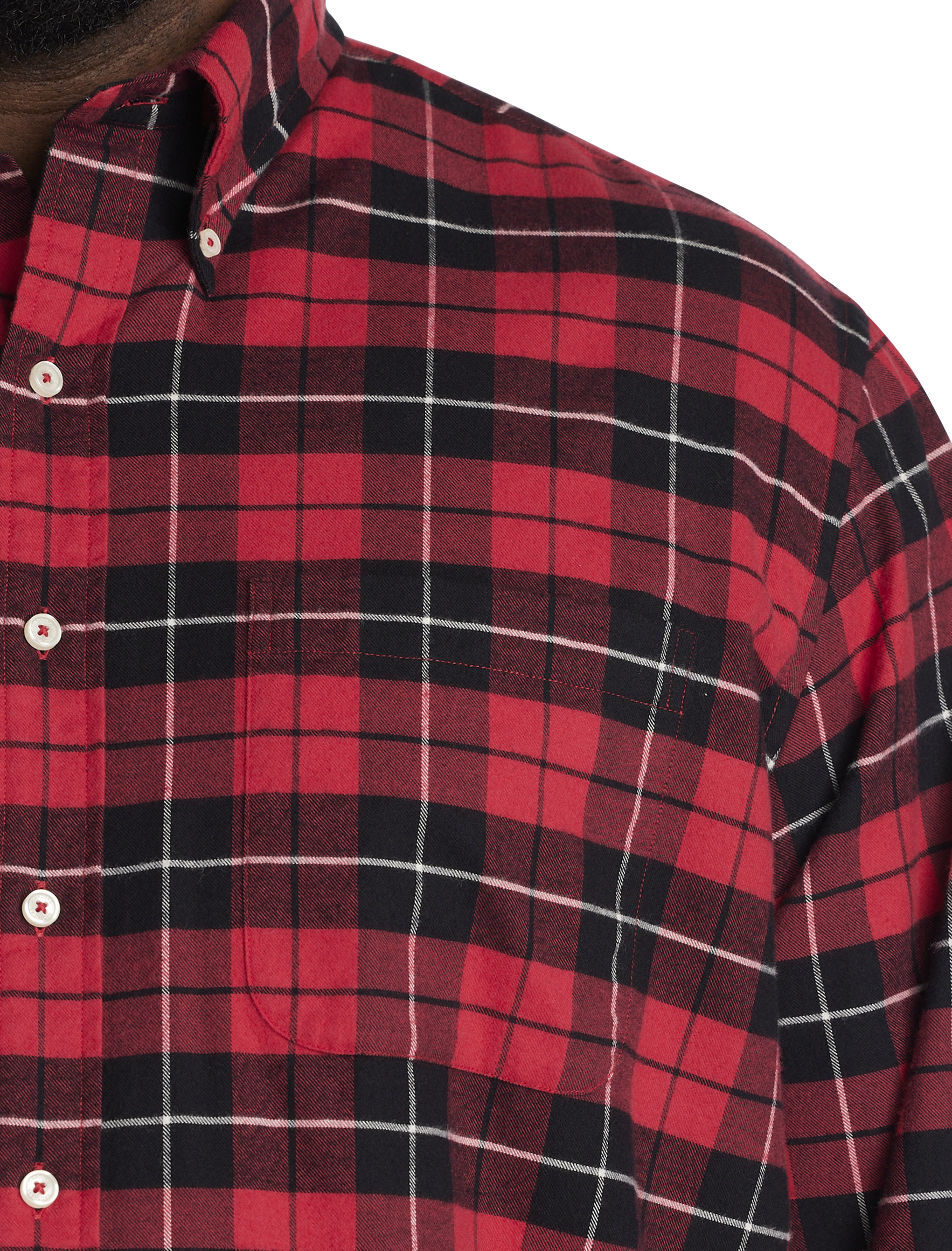 Big + Tall | Brooks Brothers Plaid Flannel Sport Shirt | DXL