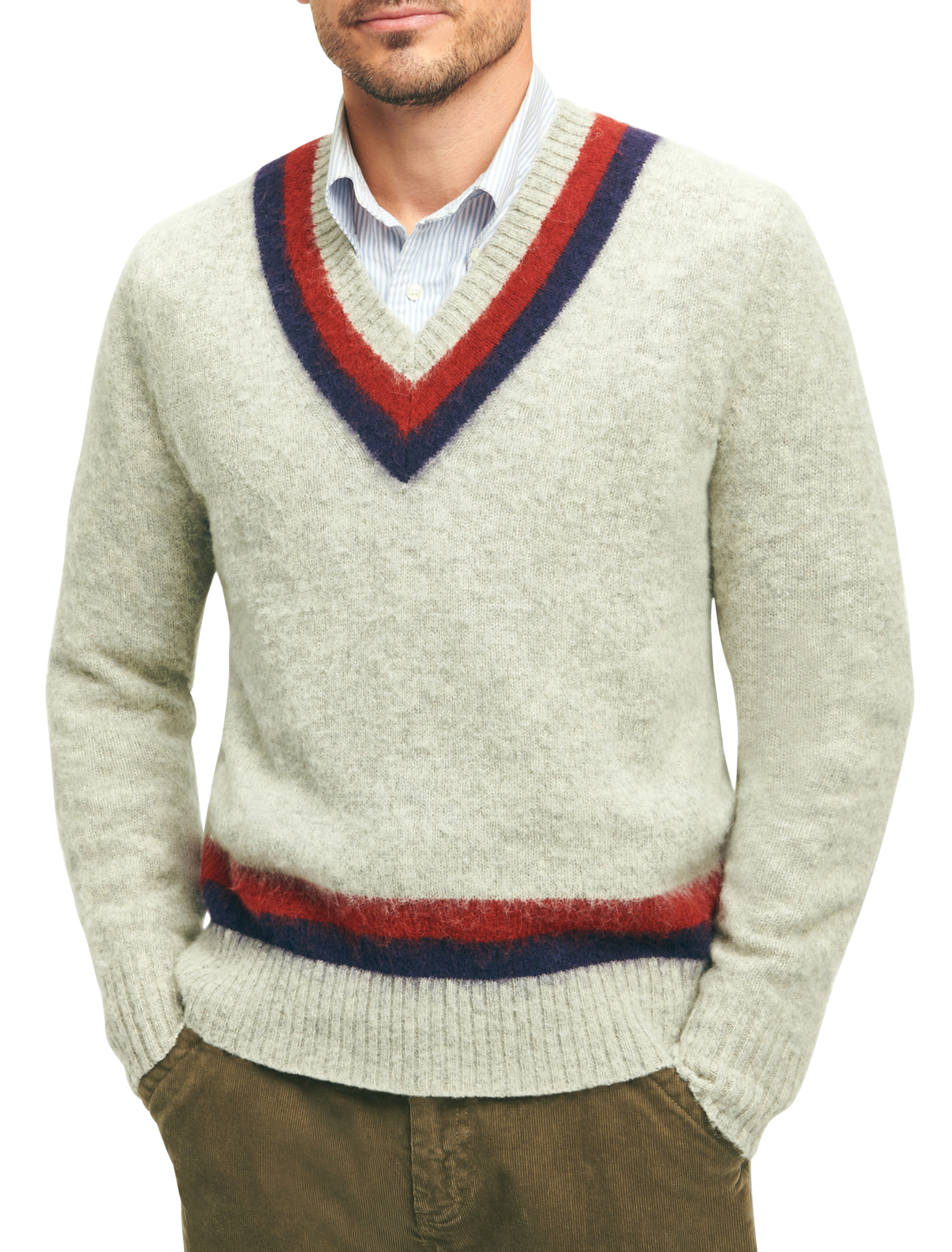 Brooks brothers clearance v neck sweater