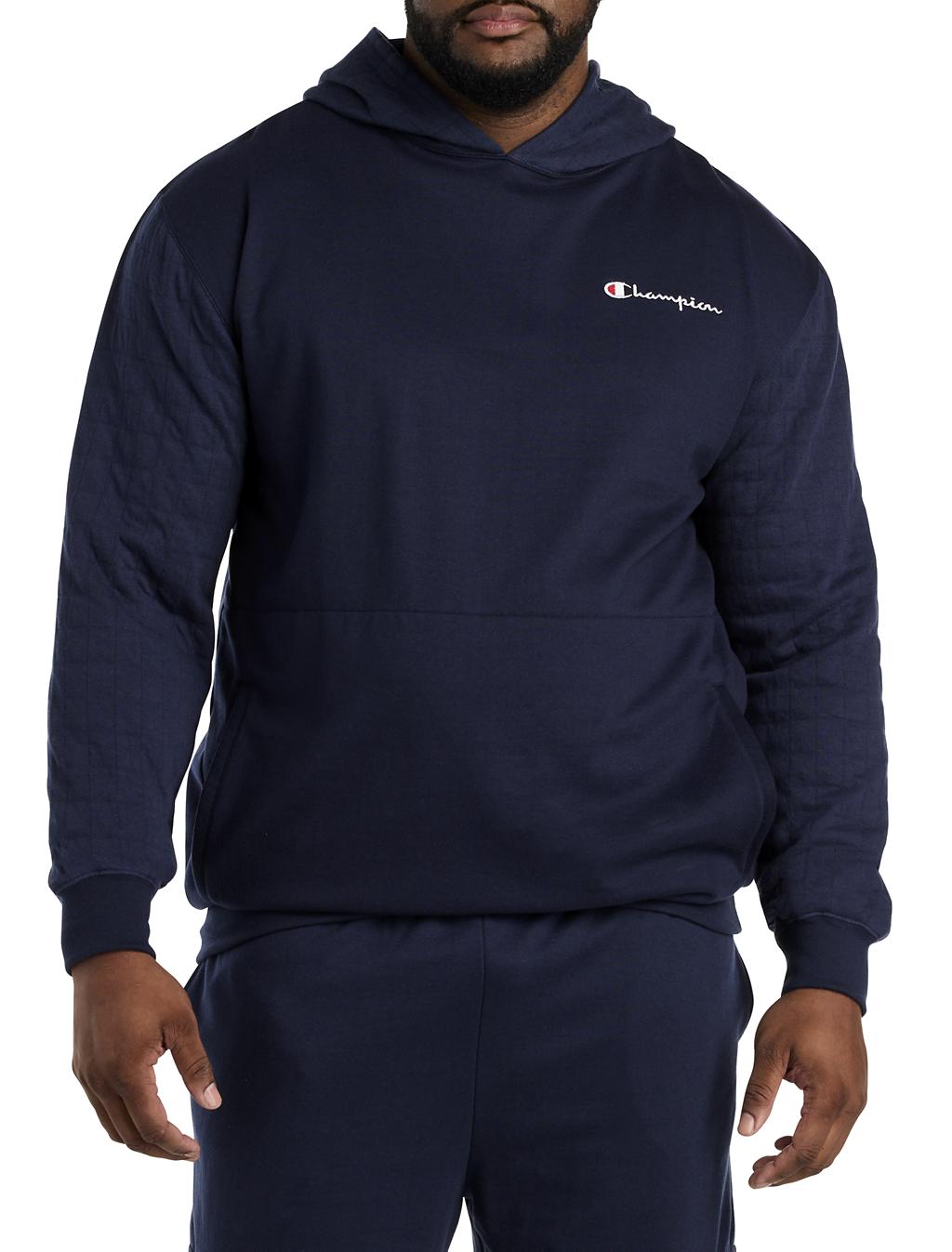 Big + Tall | Champion Quilted Pullover Hoodie | DXL Big + Tall | Champion Quilted Pullover Hoodie | DXL