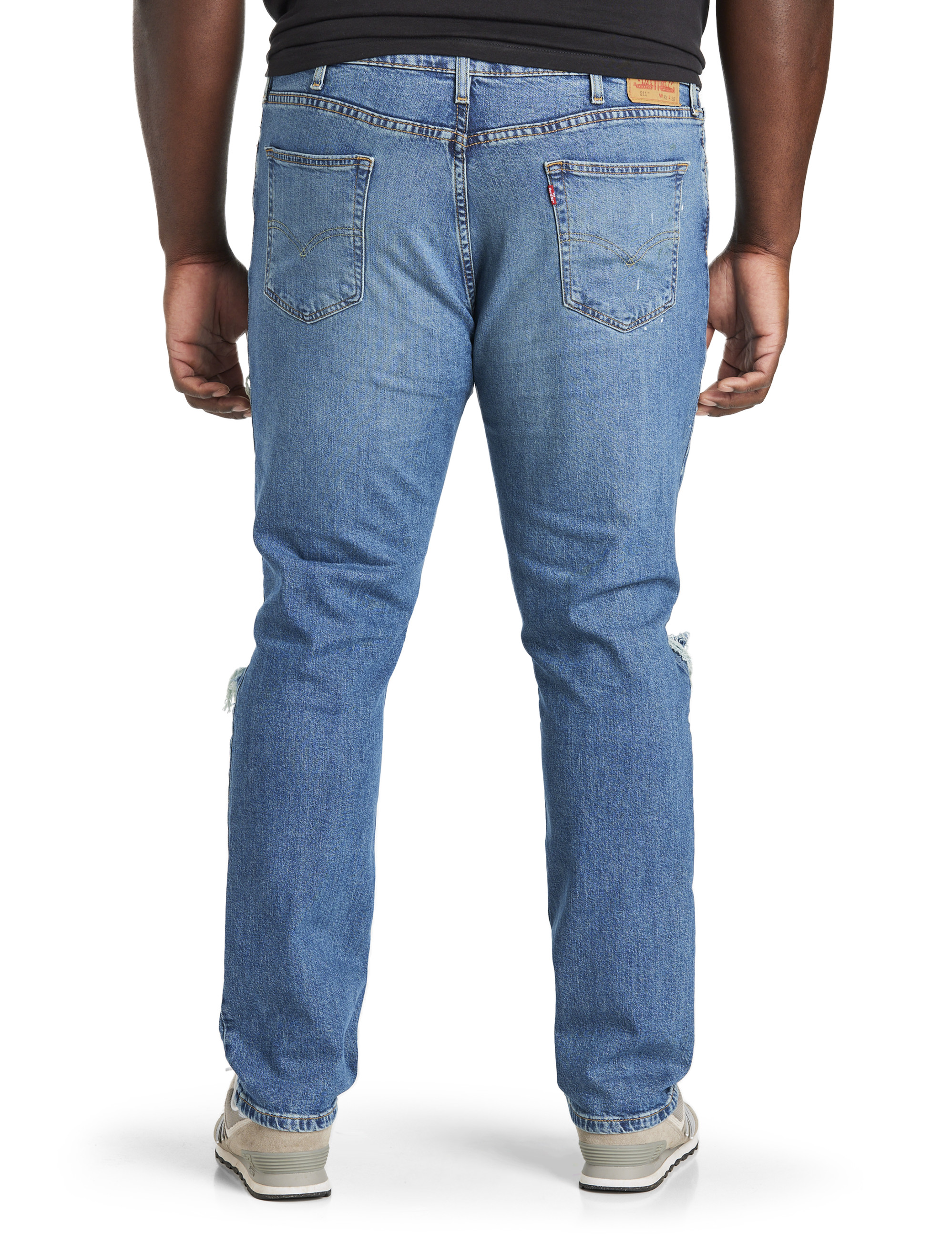 Big Tall Levis 511 Slim Fit Deconstructed Jeans DXL