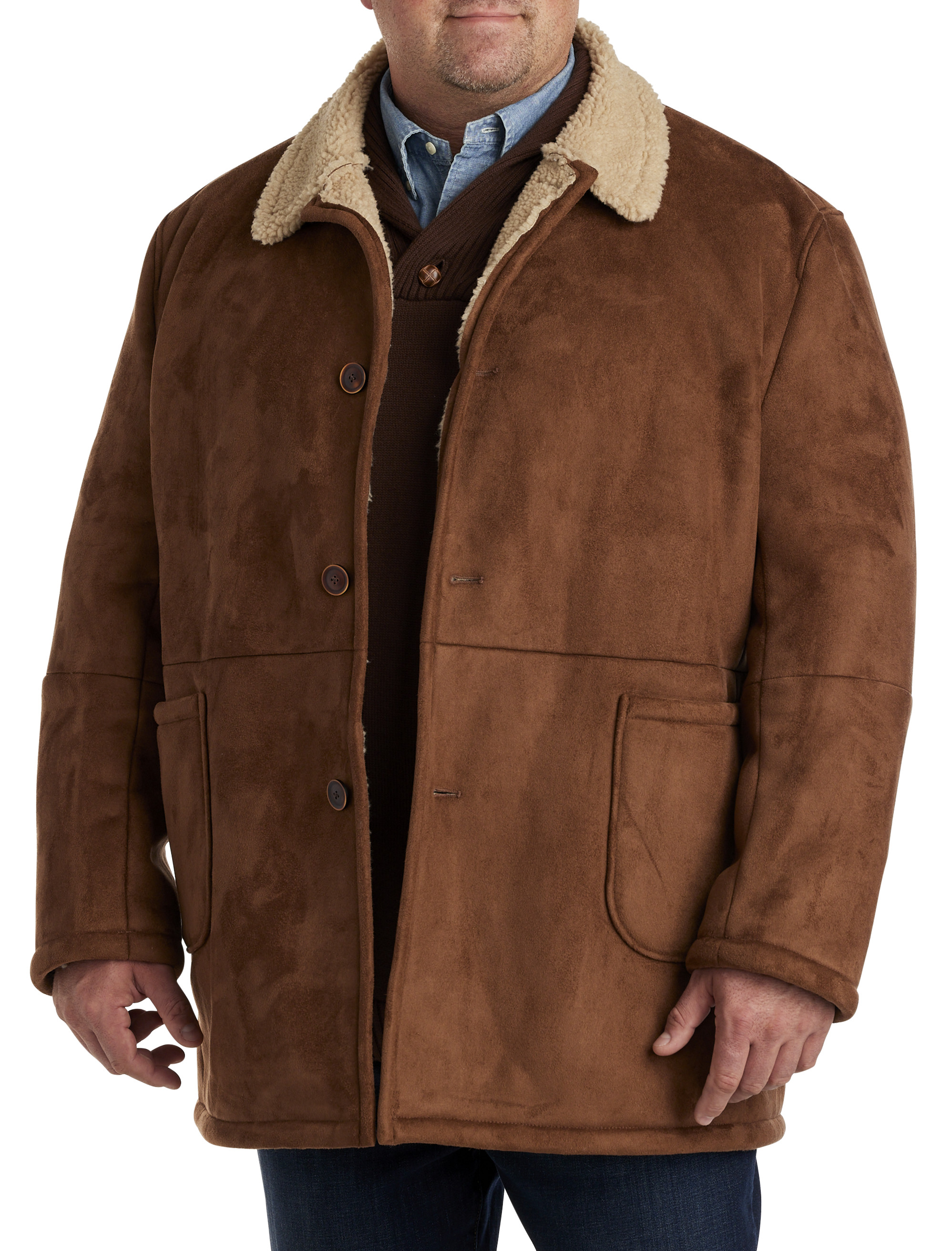 Big and tall discount peacoat with hood