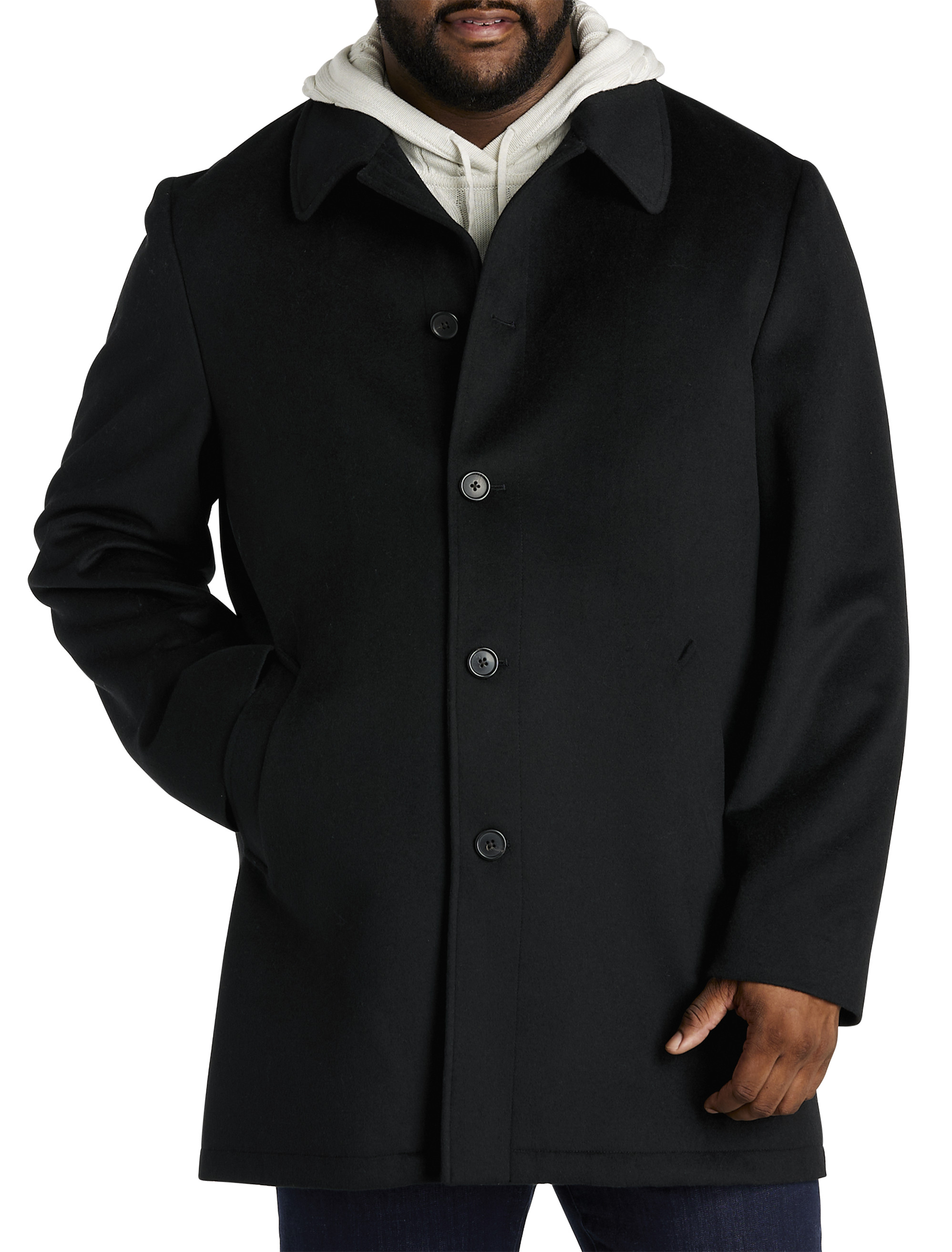 Mens tall peacoat on sale coat