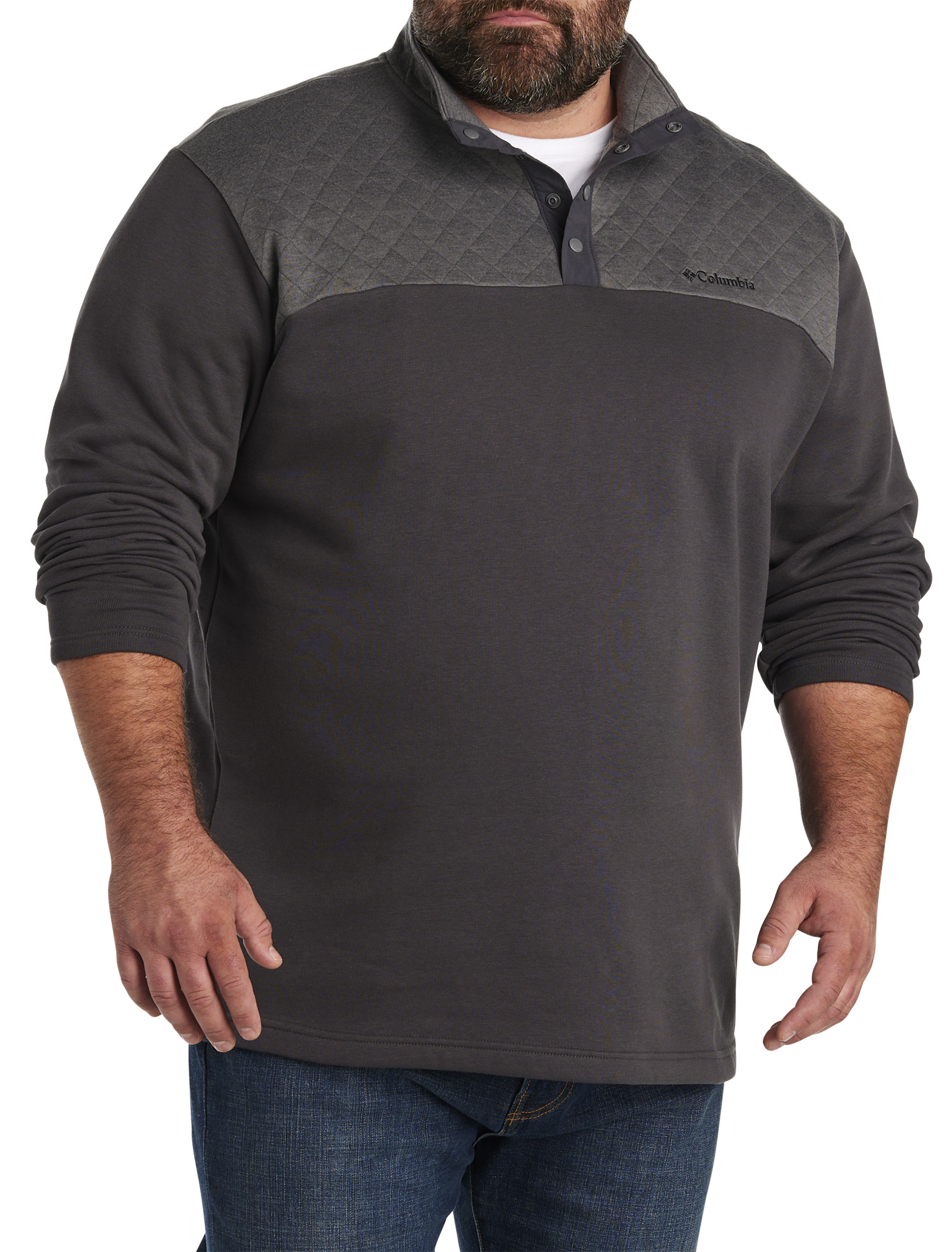 Big + Tall | Columbia Hart Mountain™ Quilted Half-Snap Pullover | DXL