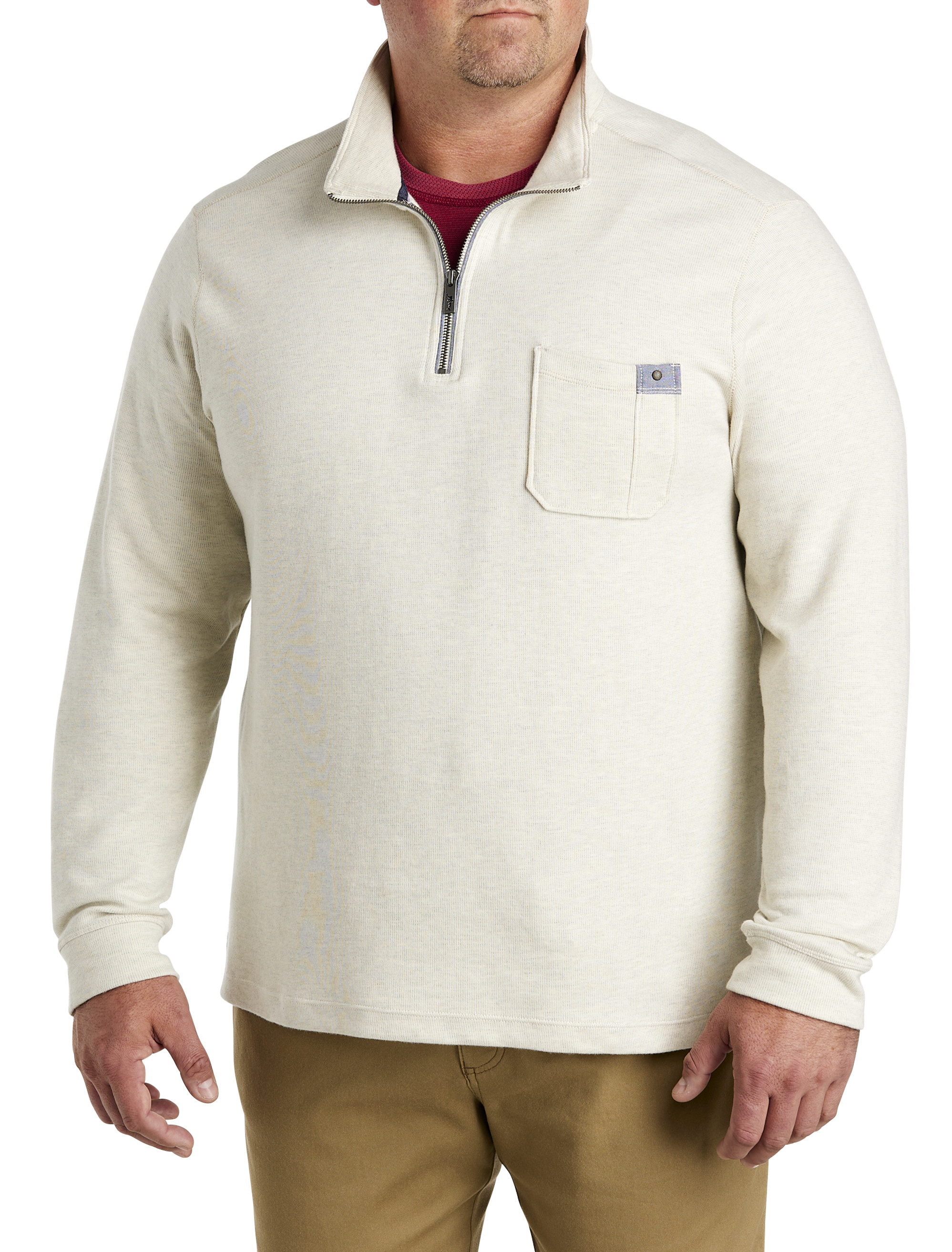 Falcon Bay Big and Tall Mens Zip-Out Insulated Liner Jacket (Taupe