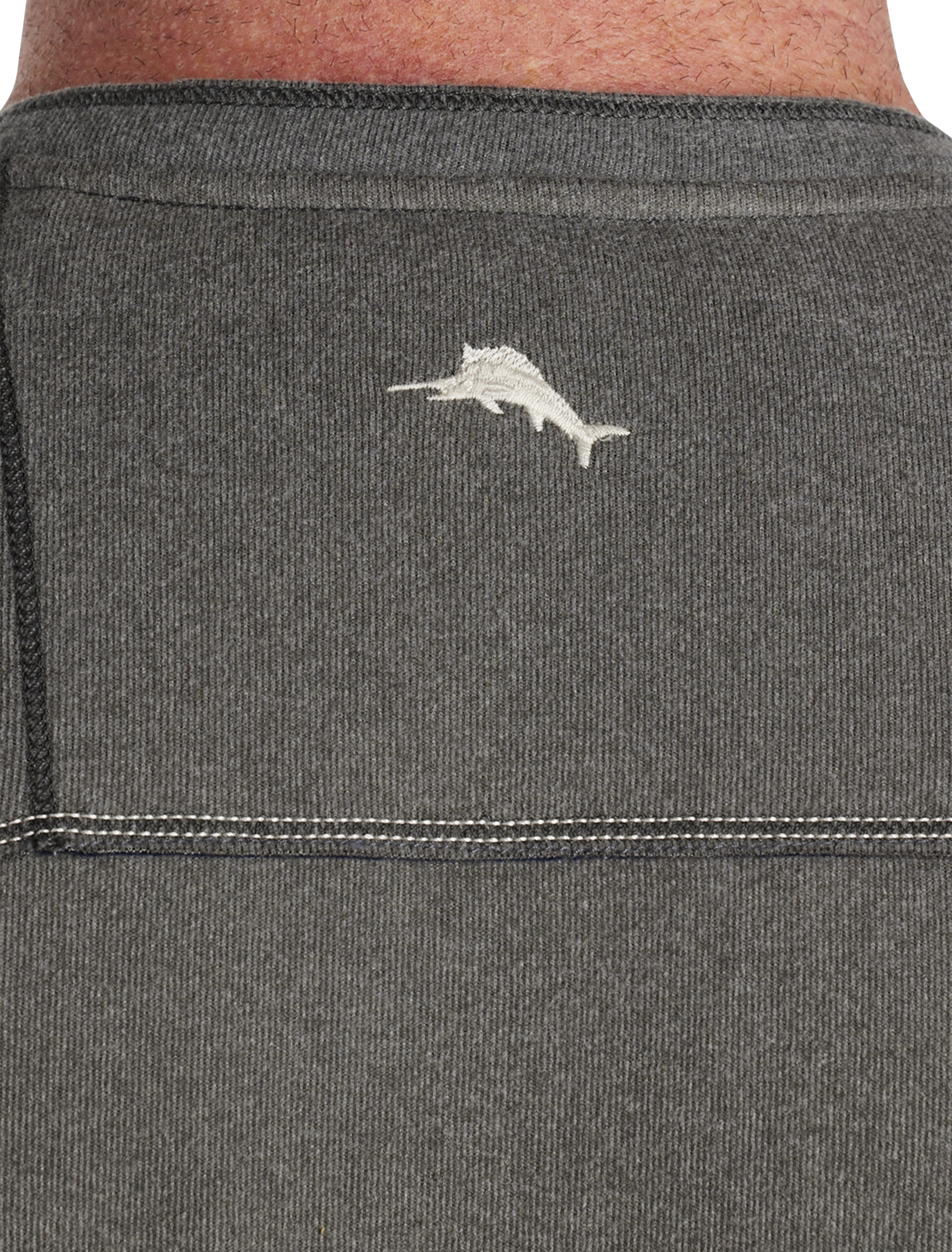 TB MORRO BAY VNECK		 FOG GREY