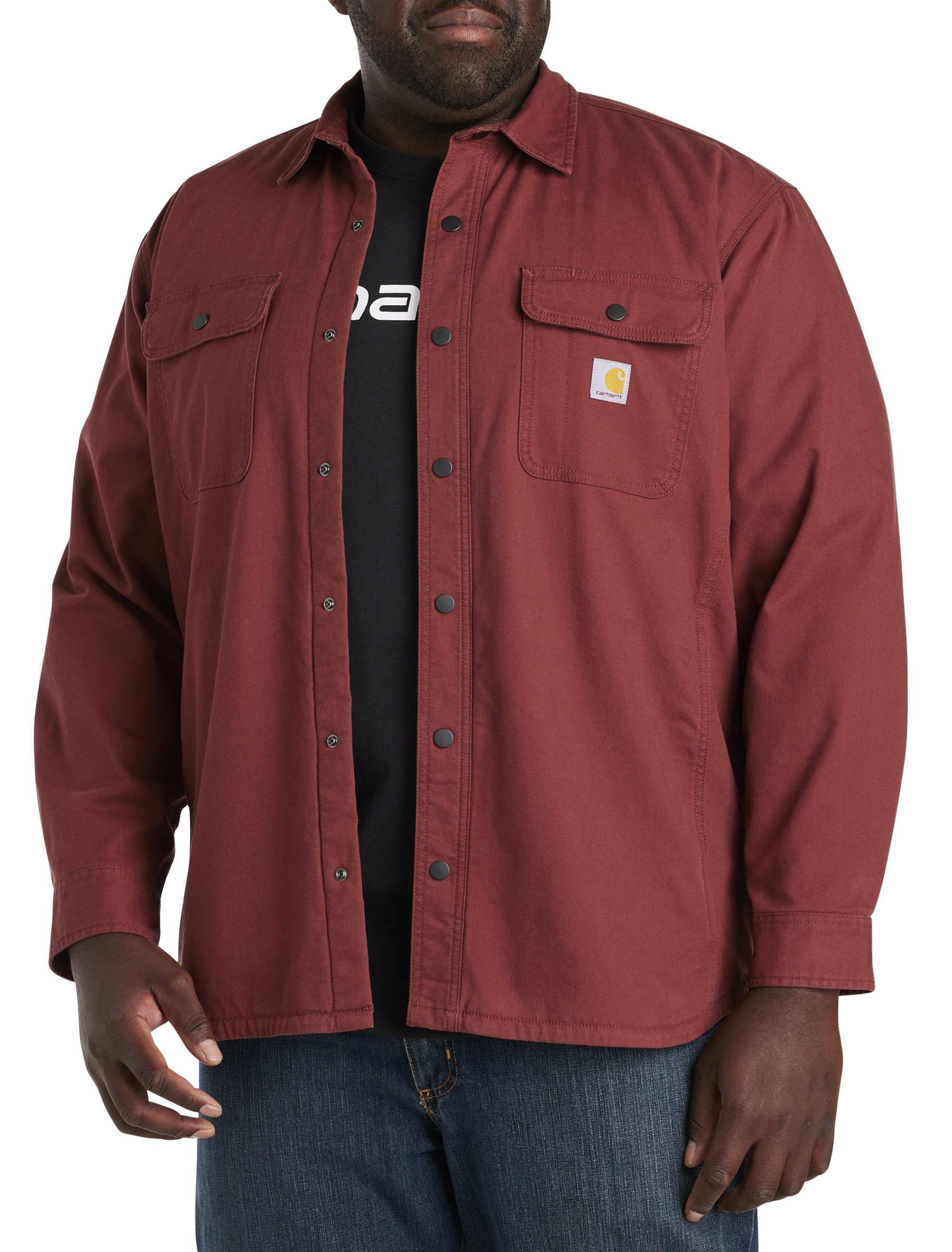 Carhartt Men's Canvas Fleece Lined Shirt Jacket