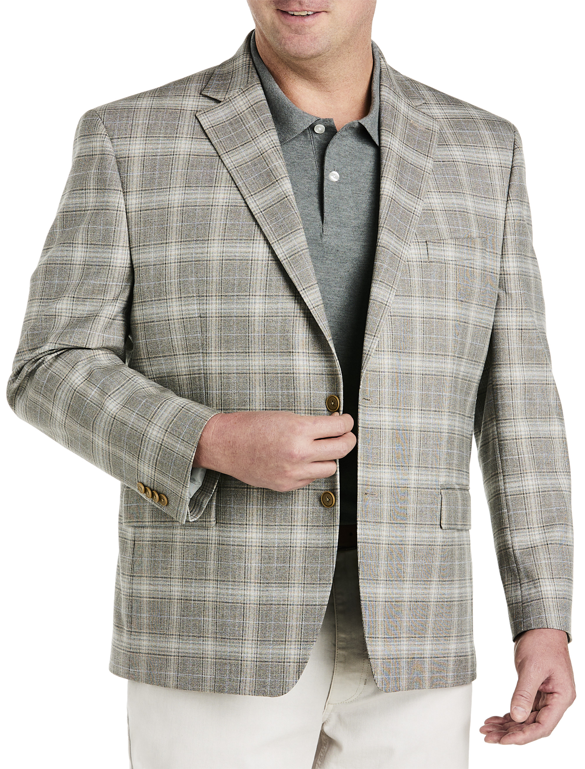 Multi Plaid Sport Coat