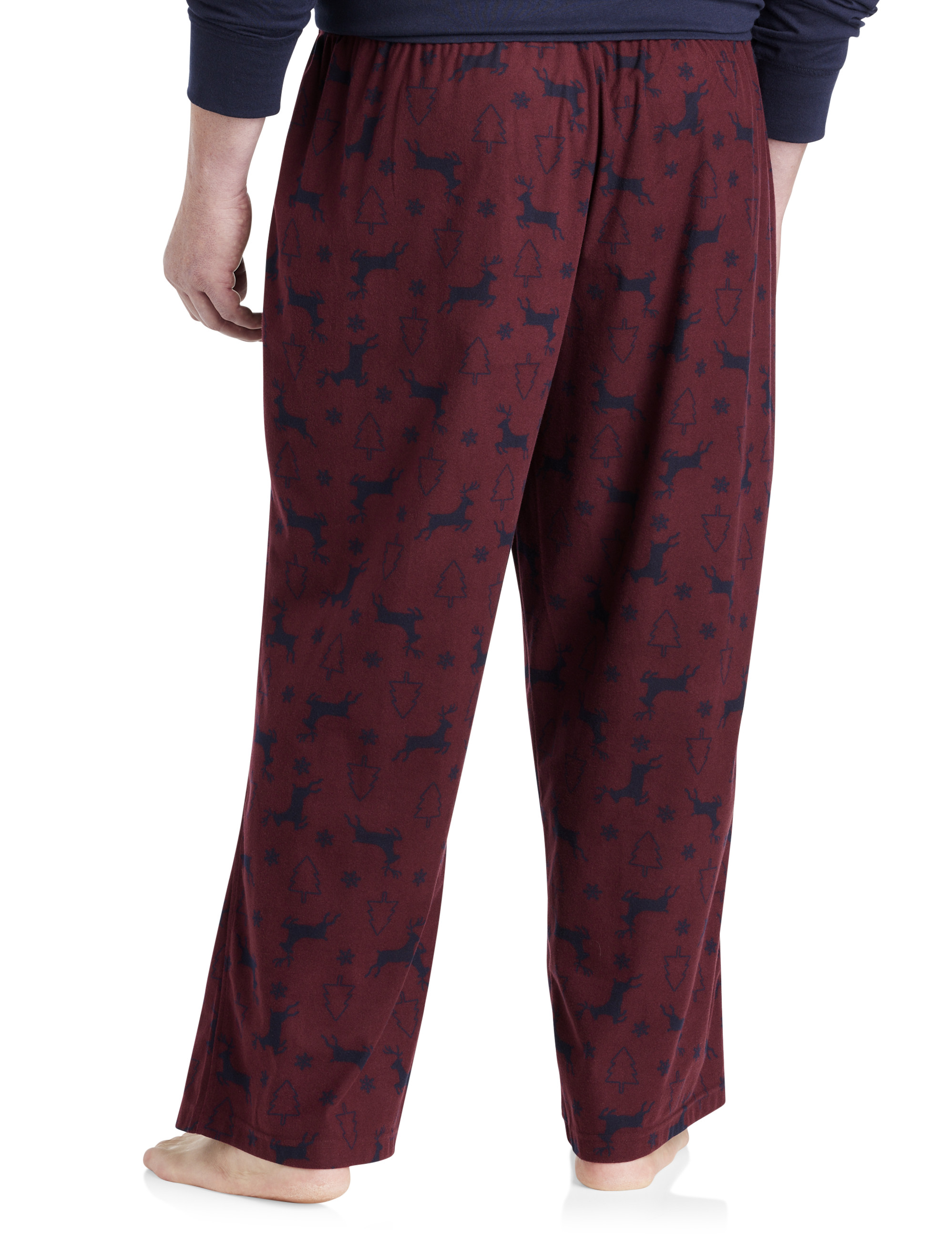 Big + Tall | Nautica Deer Pattern Fleece Lounge Pants | DXL