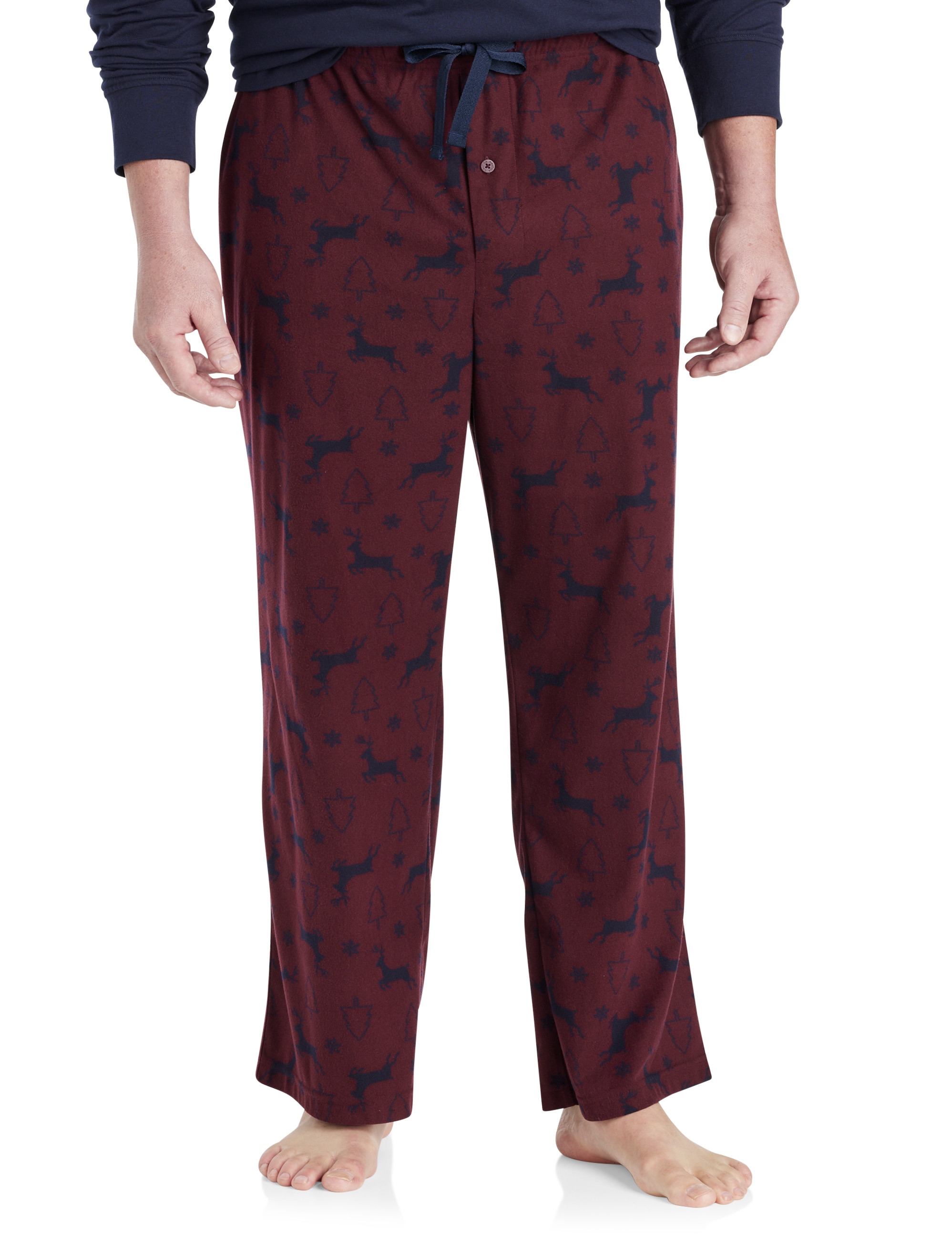 FLEECE LOUNGE MENS OVERSIZED STRAIGHT LEG PANT