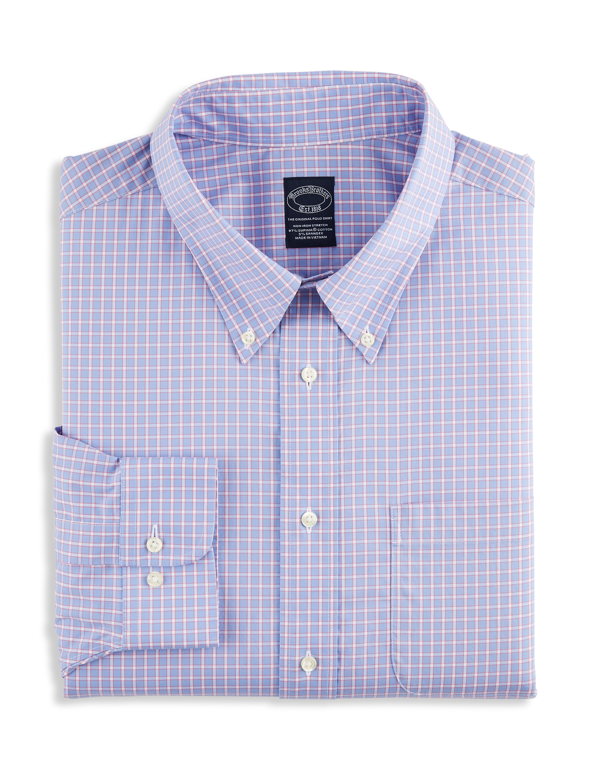 BB OUTLINED CHECK BLUE