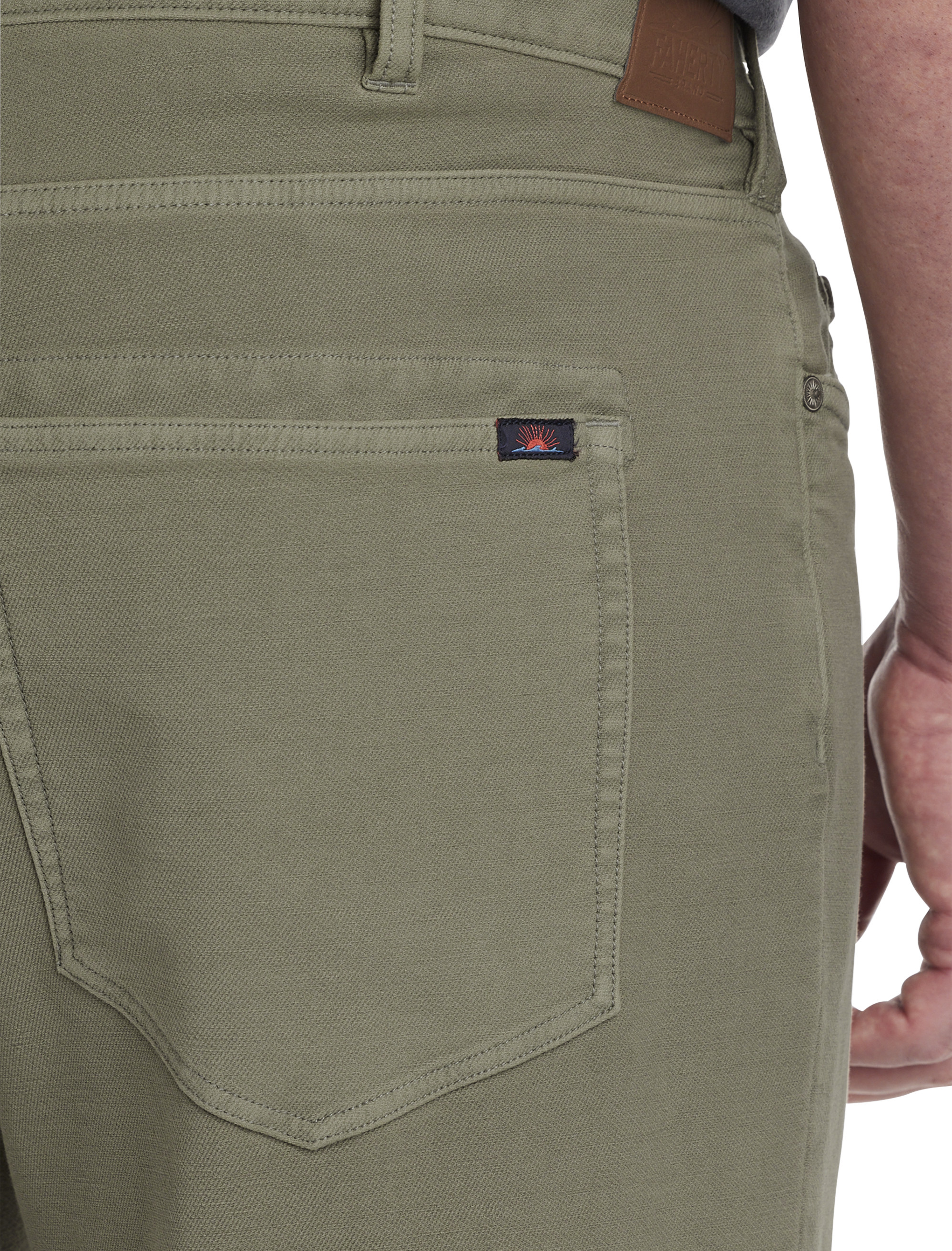 Stretch Terry 5-Pocket Pants