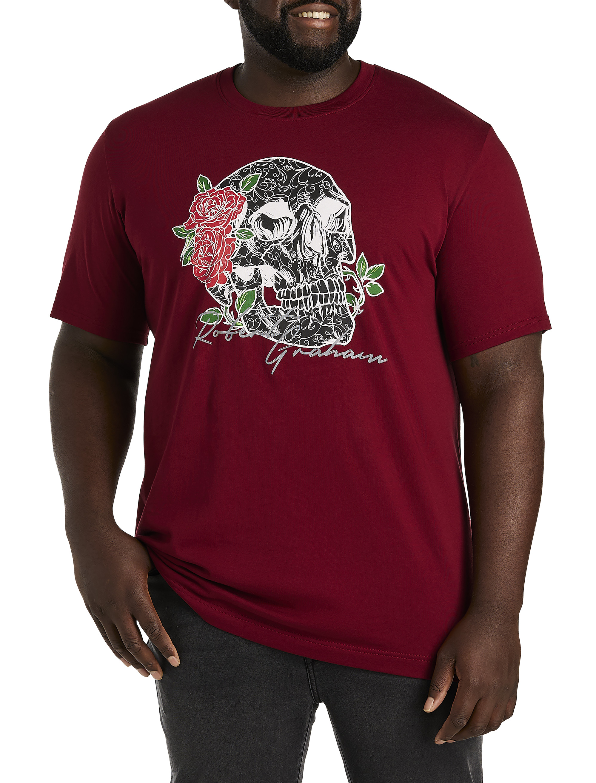 RG DXL SS ROSA TEE BURGUNDY