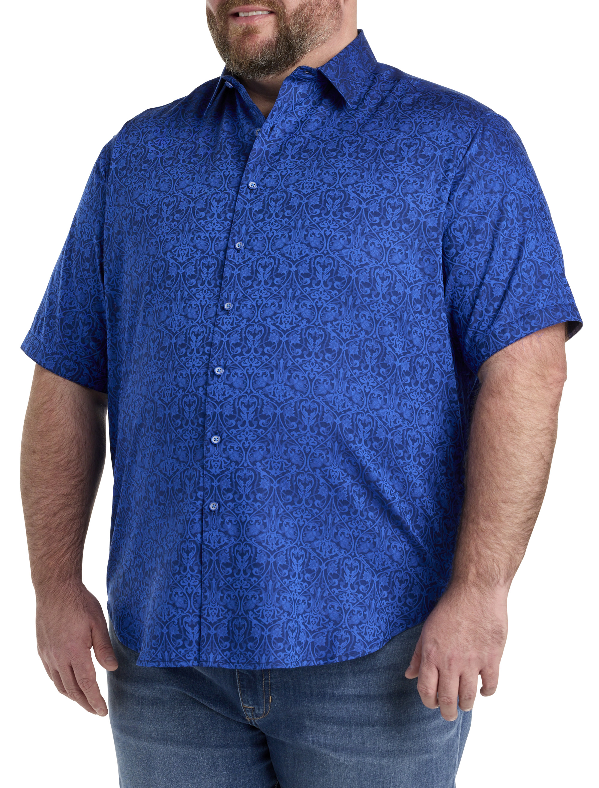 Navy Blue Long Sleeve Work Shirts | DXL