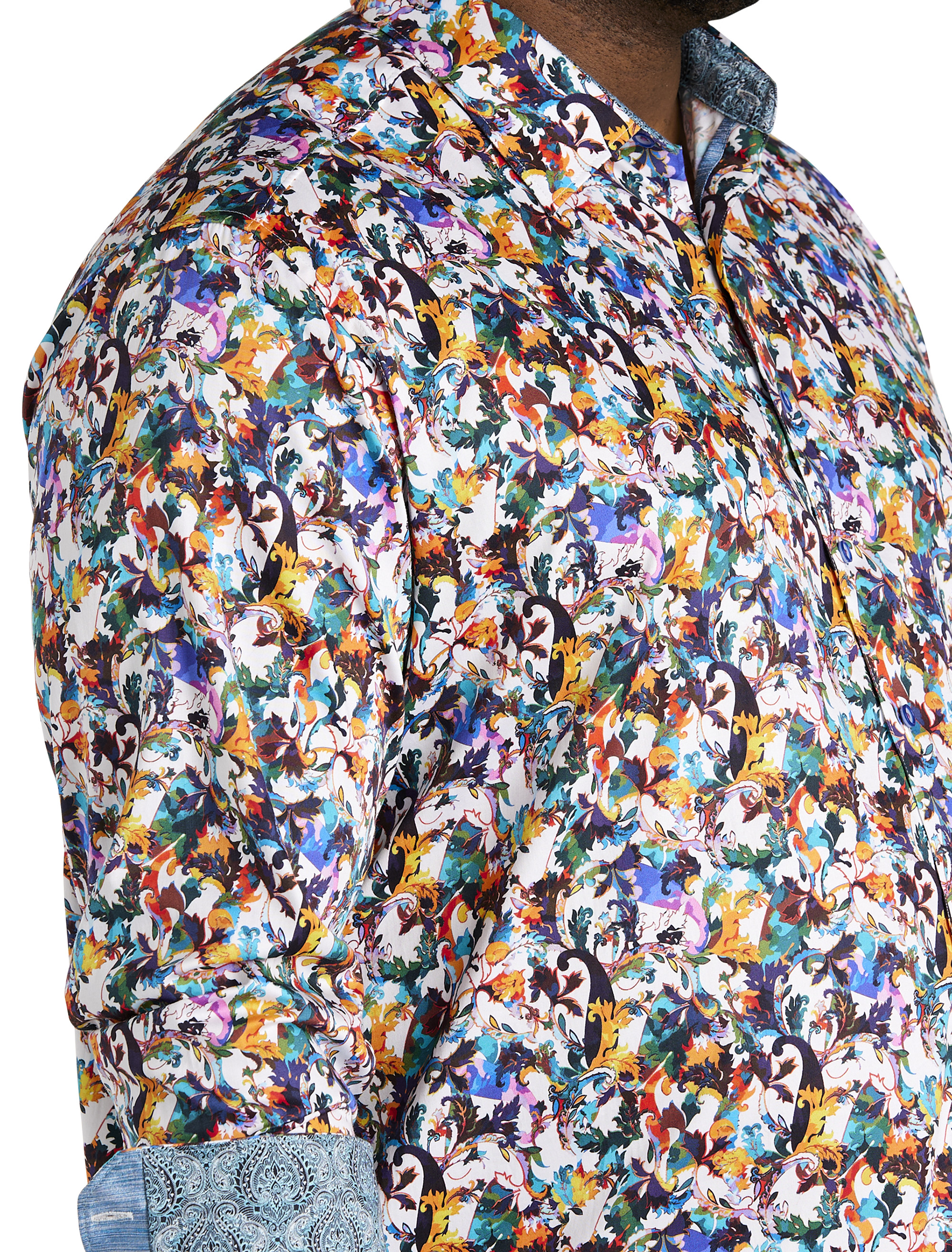 RG HE LS COMO WOVEN MULTI