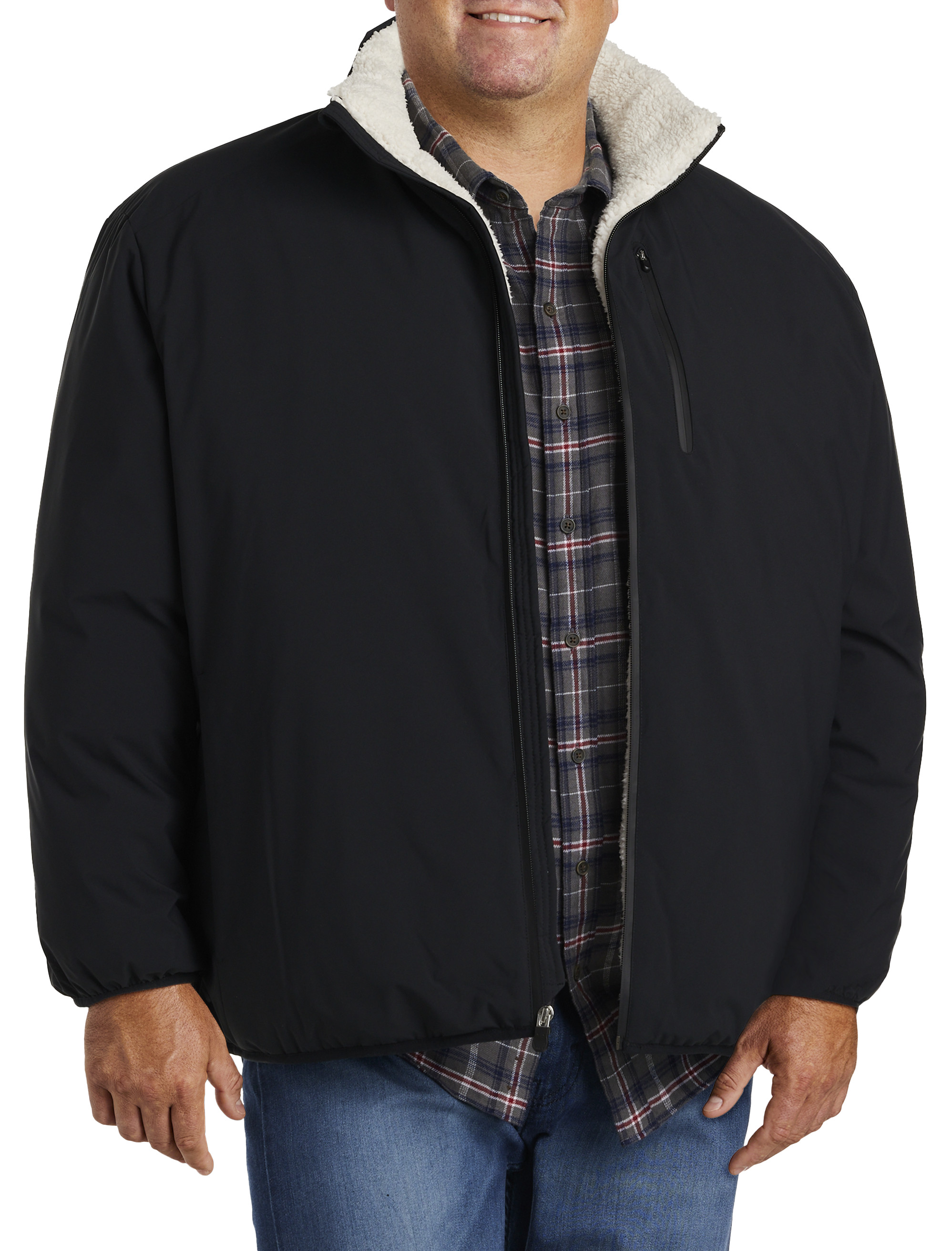 Save the Duck Faux Sherpa-Lined Jacket