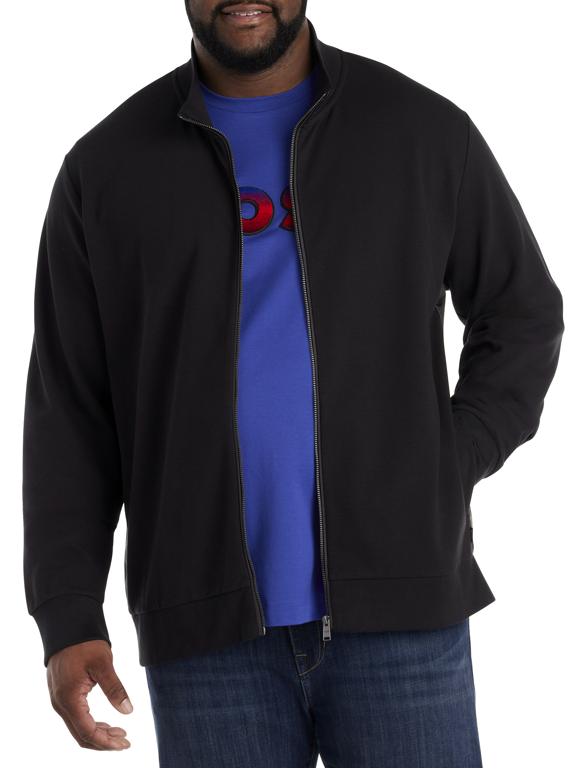 MmF - Men's Sweatshirt Full-Zip Pullover, up to Men Size 5XL