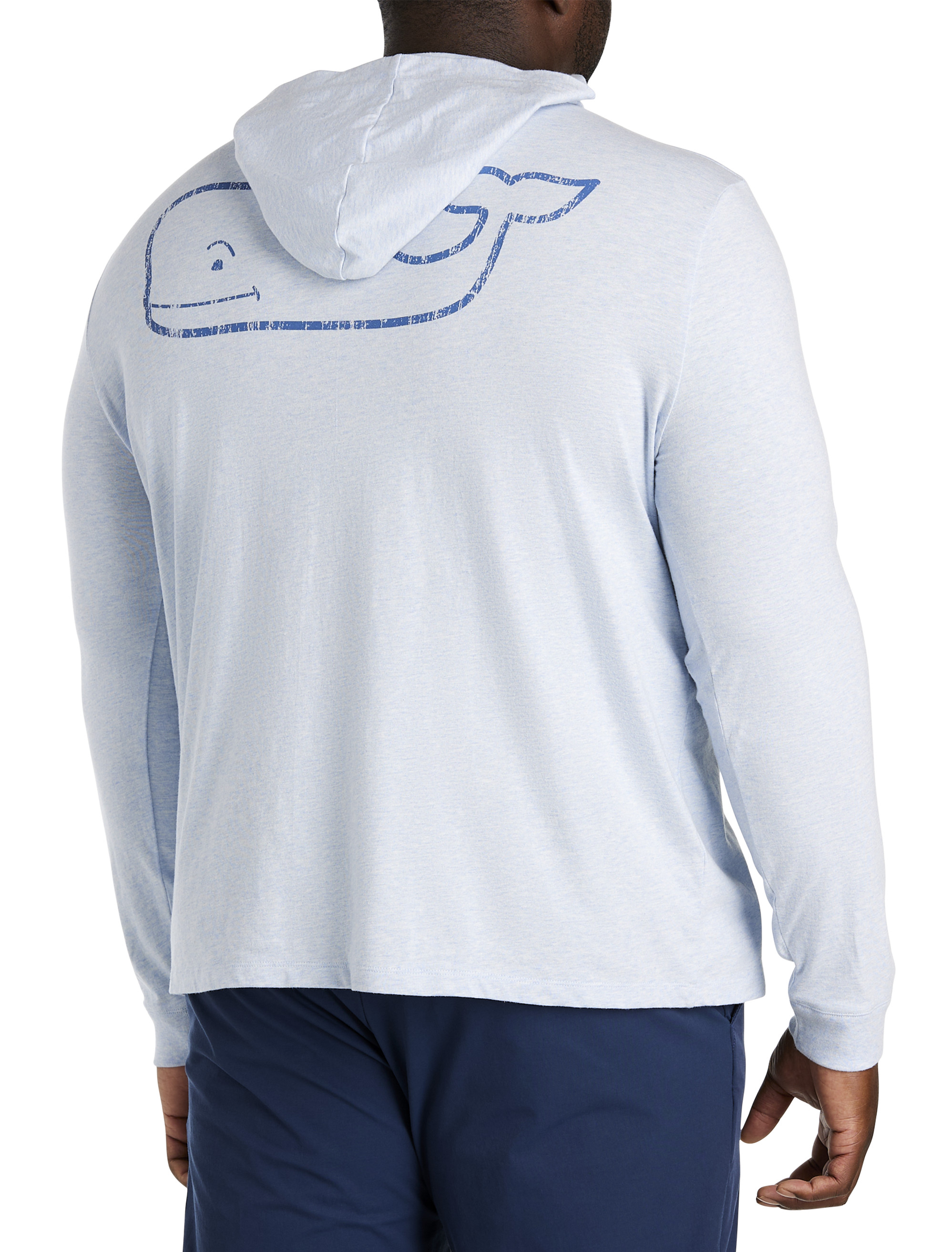 Shop Fish Hook Long-Sleeve Harbor Performance Hoodie Tee at vineyard vines