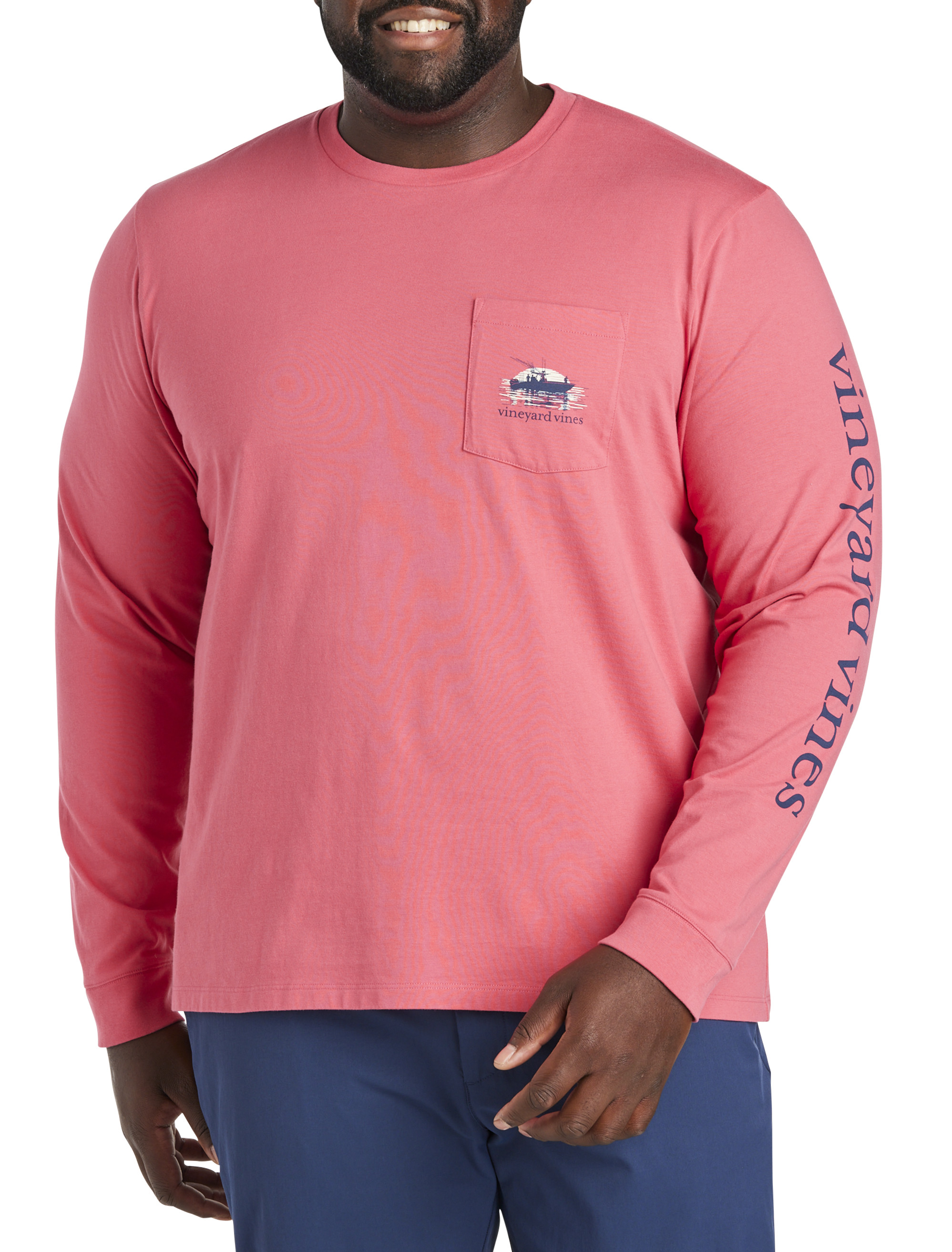 Vineyard Vines Men's Saltwater Quarter-Zip - Sailors Red Medium