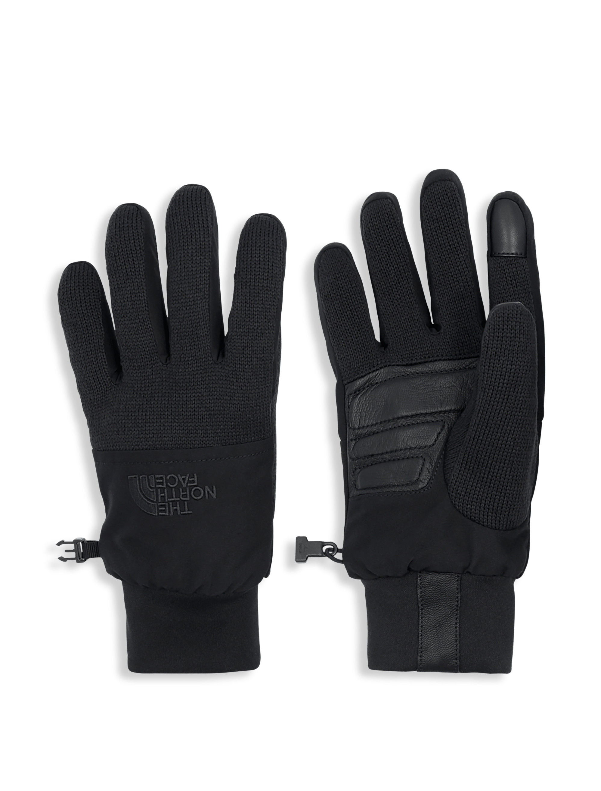 North face gloves store black