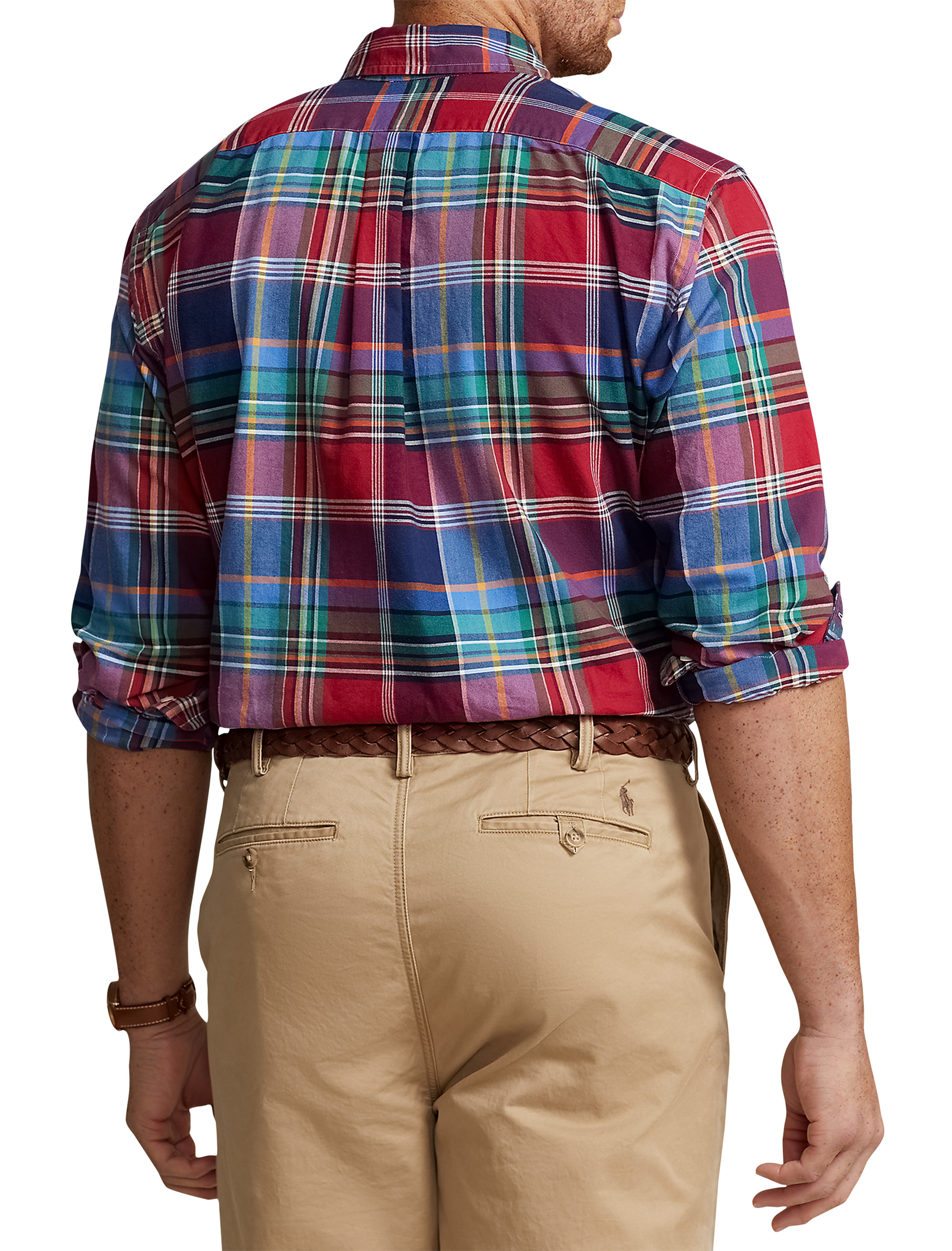 Plaid Oxford Sport Shirt