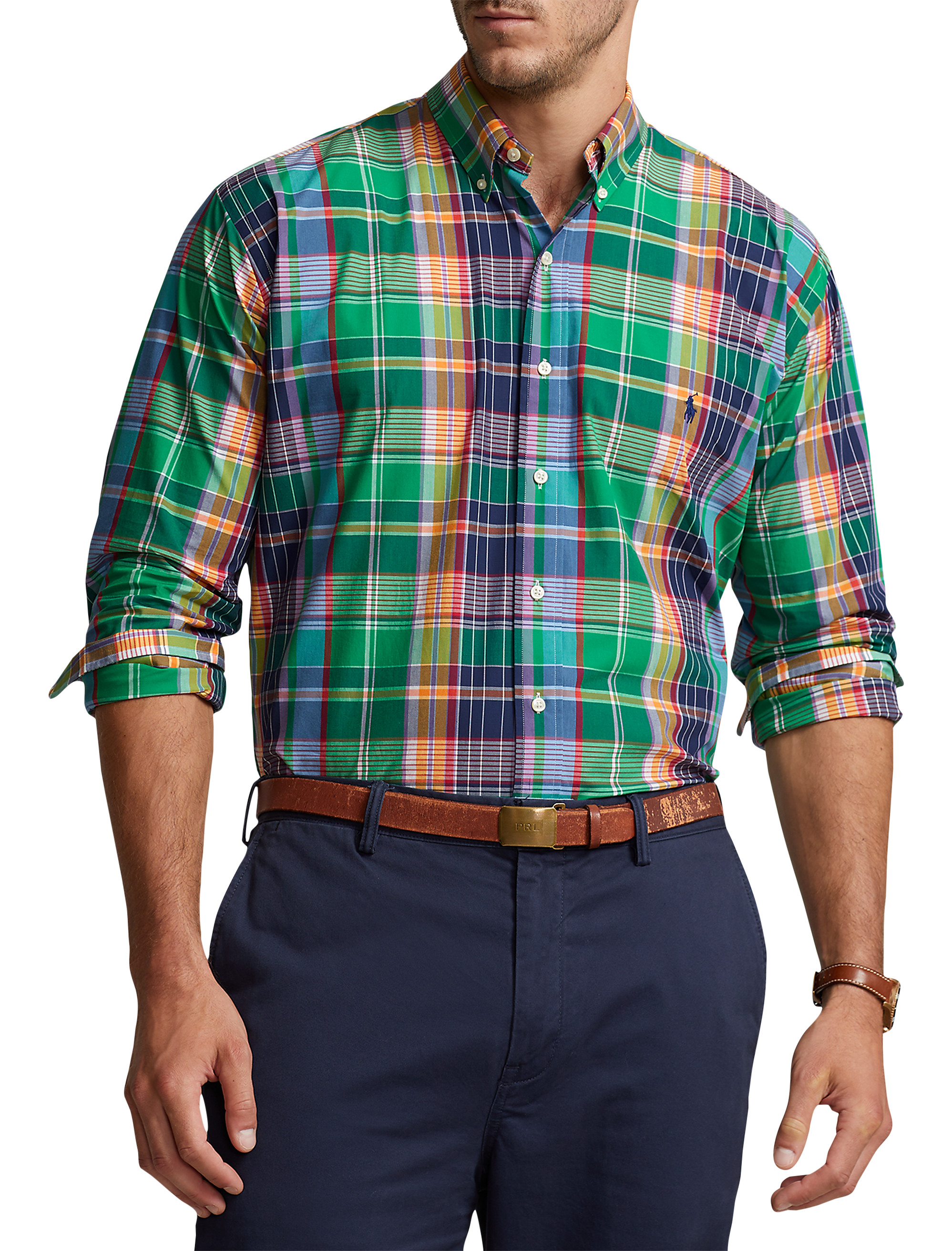 Big + Tall | Polo Ralph Lauren Plaid Sport Shirt | DXL