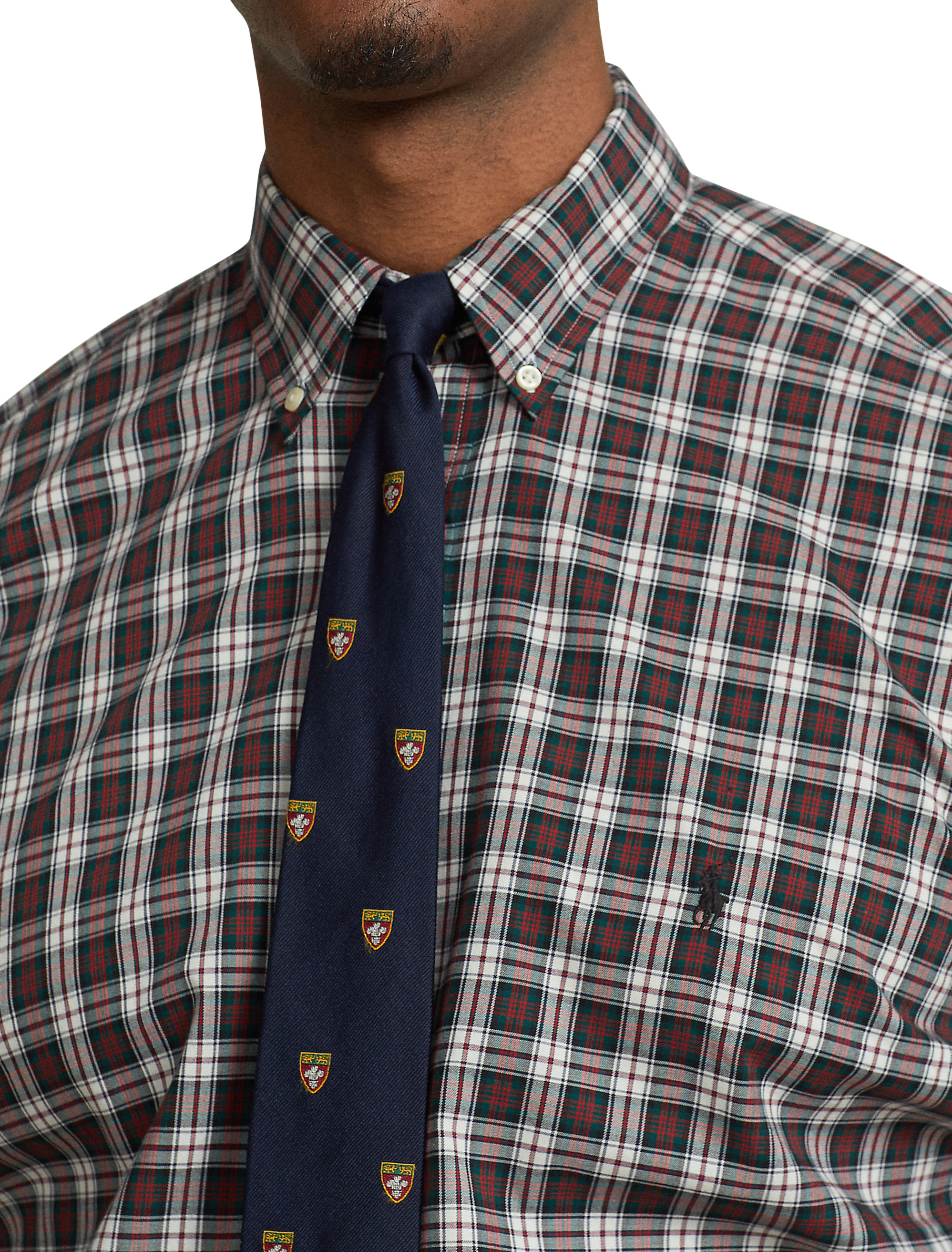 Big + Tall | Polo Ralph Lauren Plaid Twill Sport Shirt | DXL