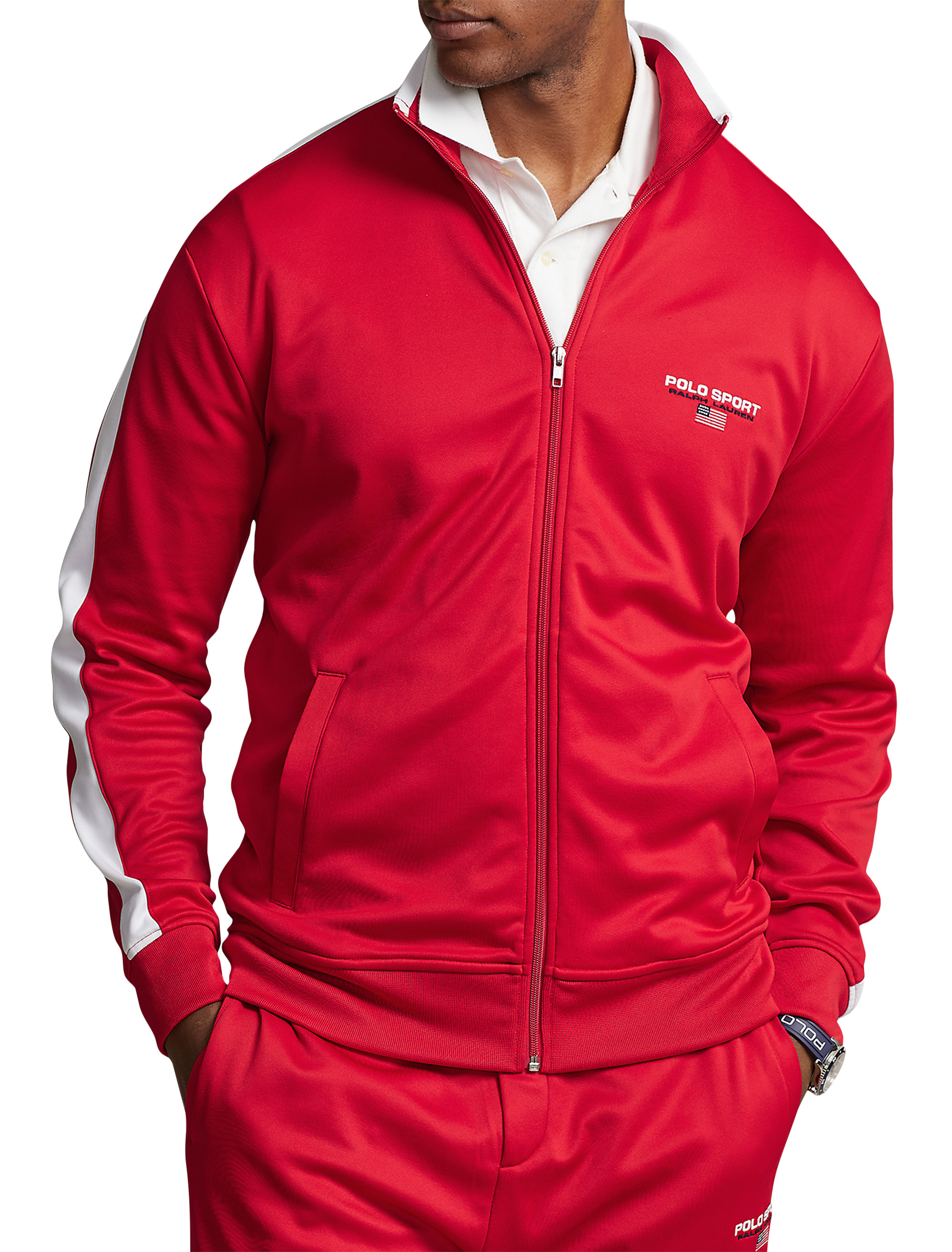 Ralph lauren cheap fleece track jacket