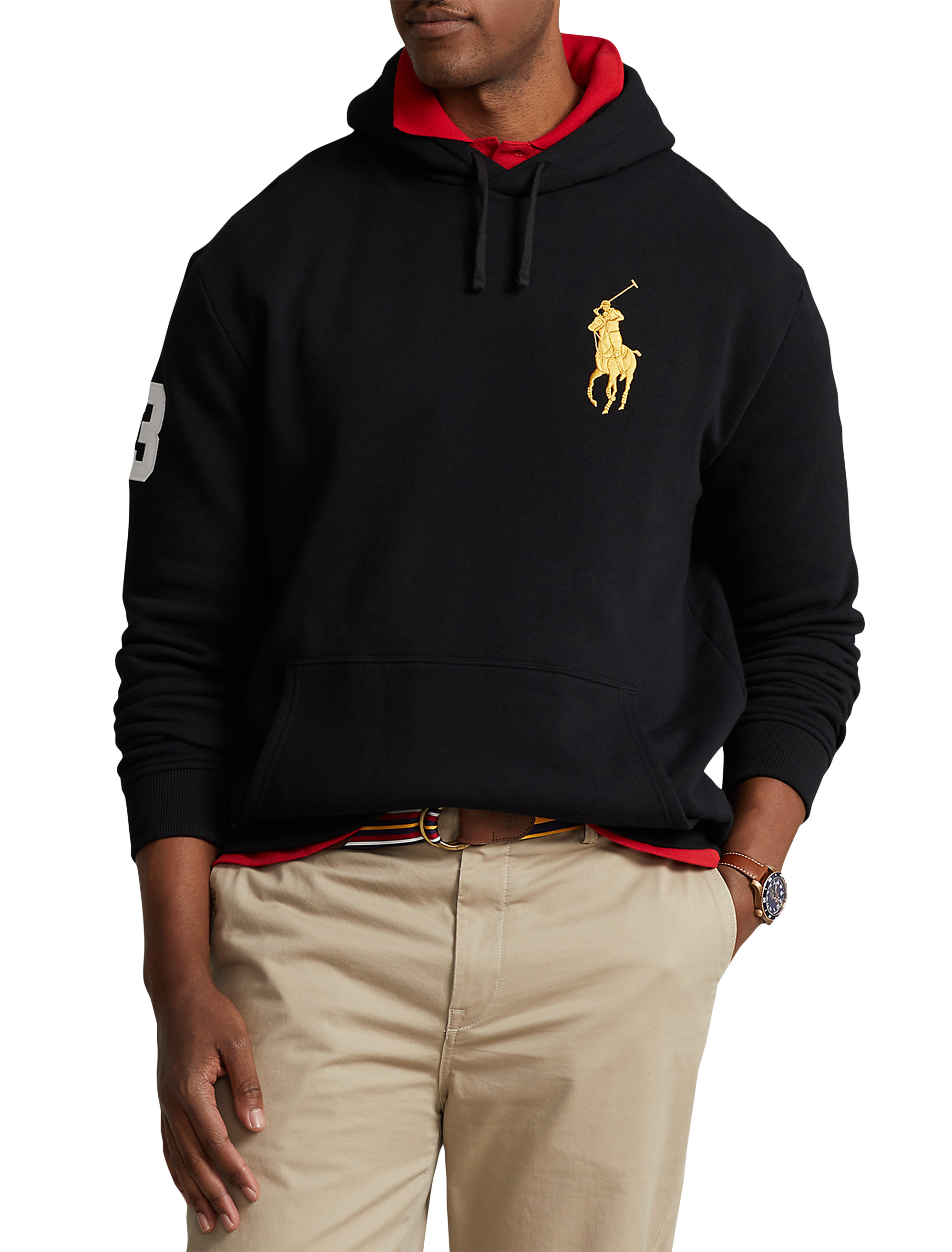 Buy Polo Ralph Lauren Men Black Big Pony Fleece Jogger Pant Online