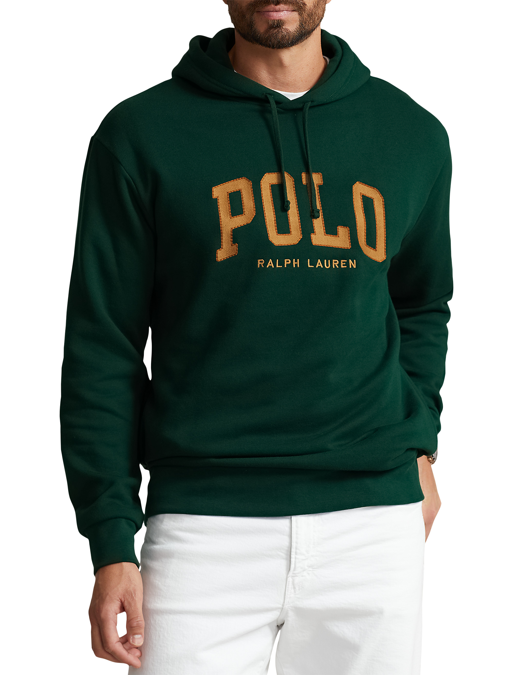 Genuine Polo Ralph Lauren Logo Fleece Hoodie -Blue