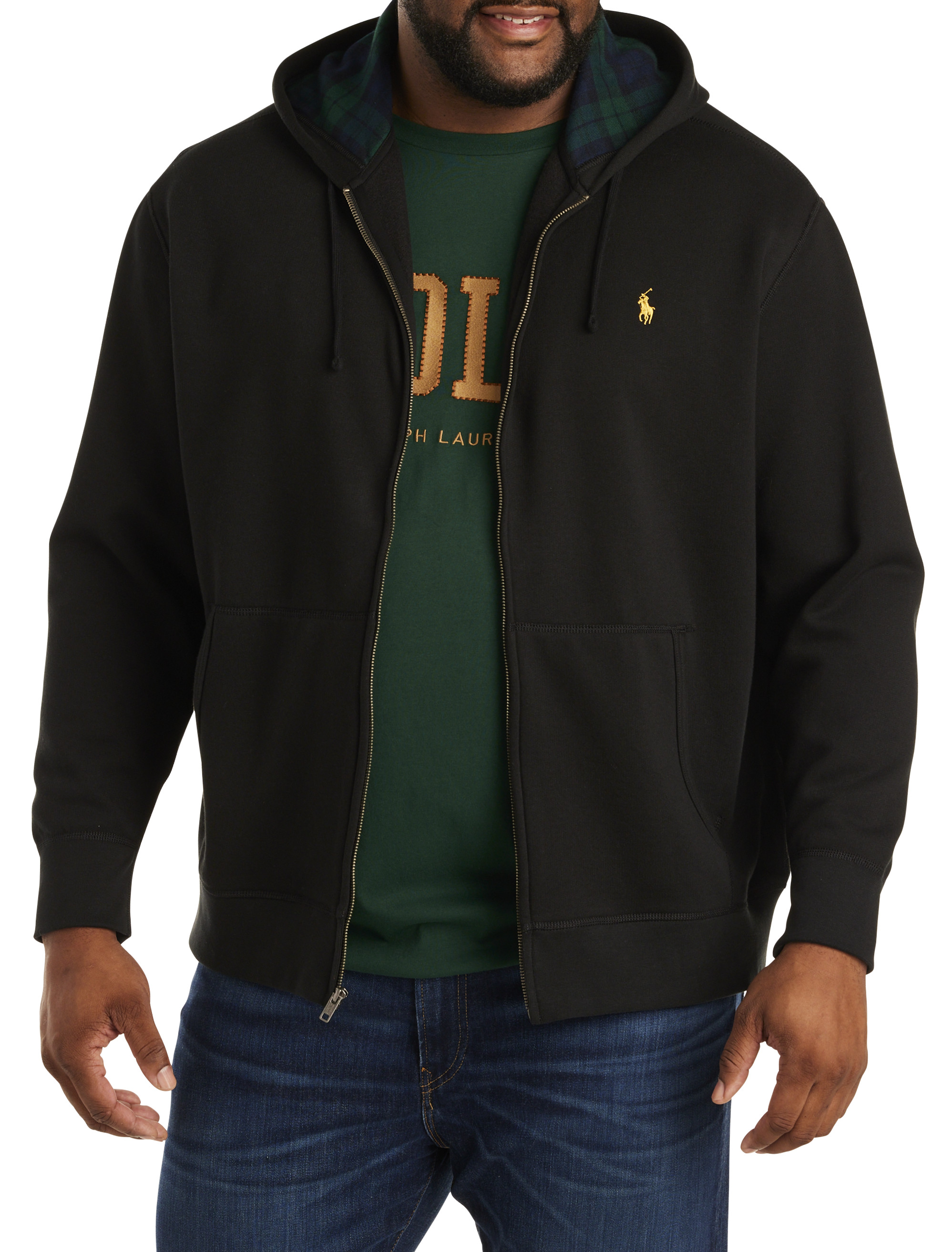 Big mens zip up hoodies best sale