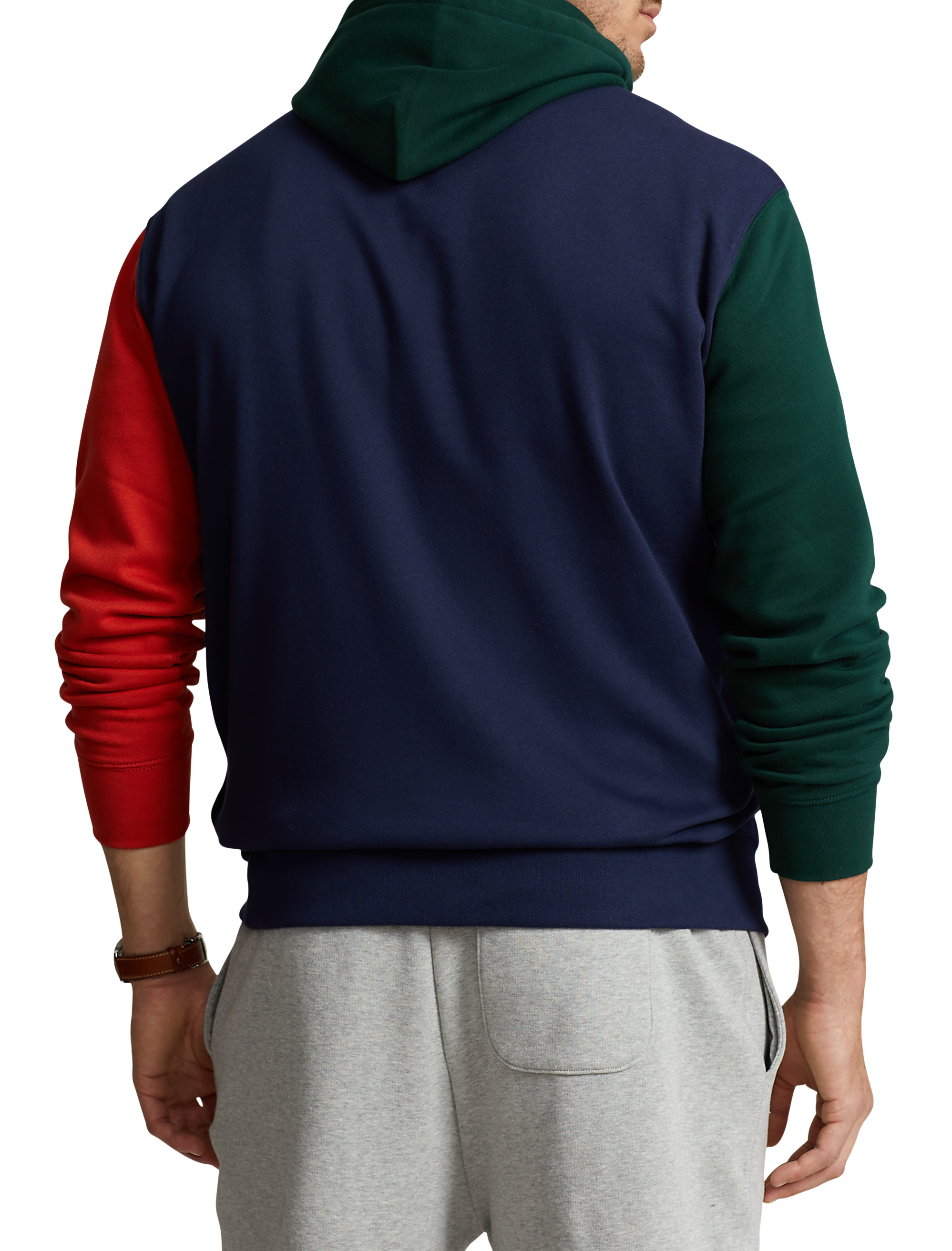 Polo bear hoodie big and tall hotsell