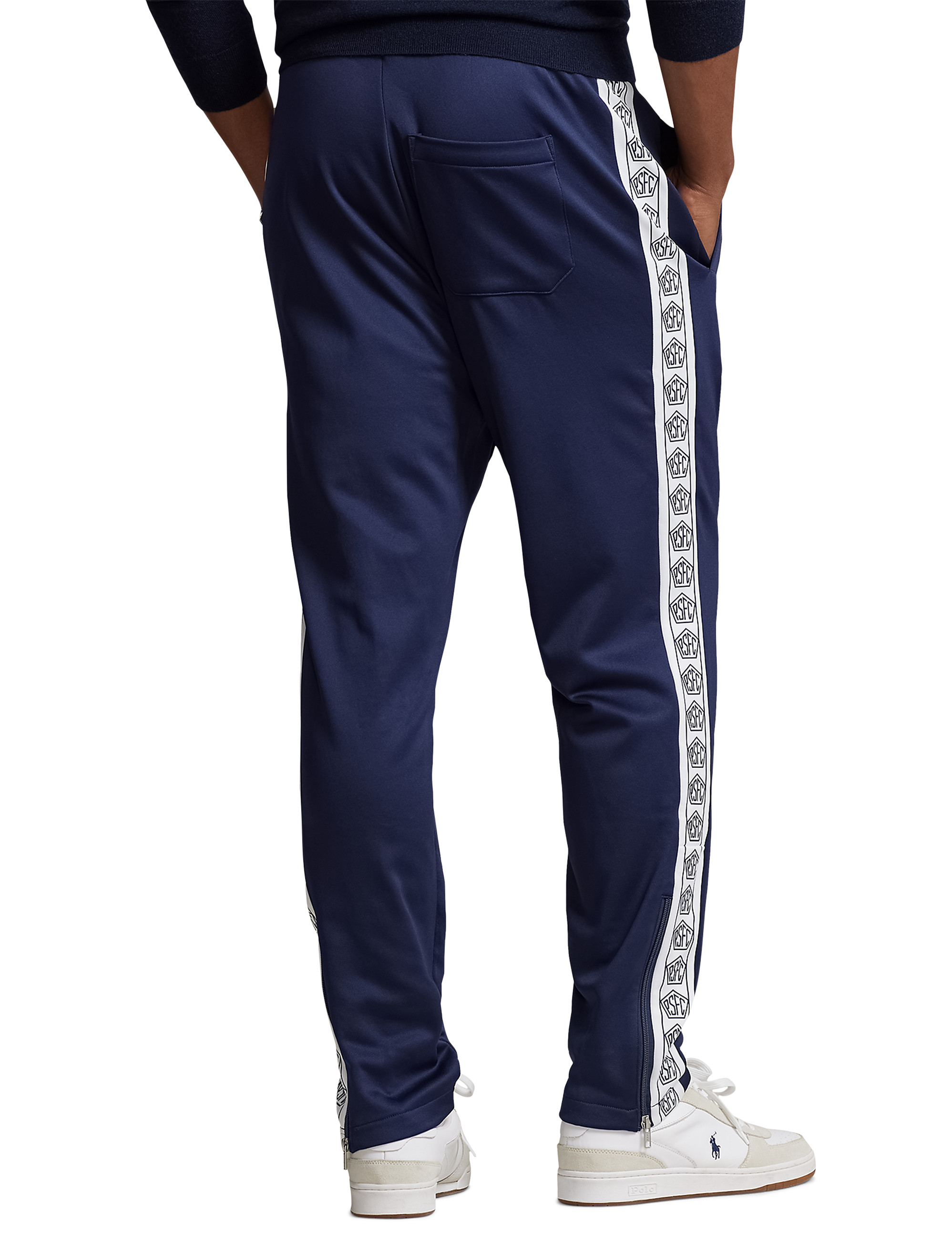Polo Ralph Lauren Big & Tall Sport Fleece Striped Track Pants in