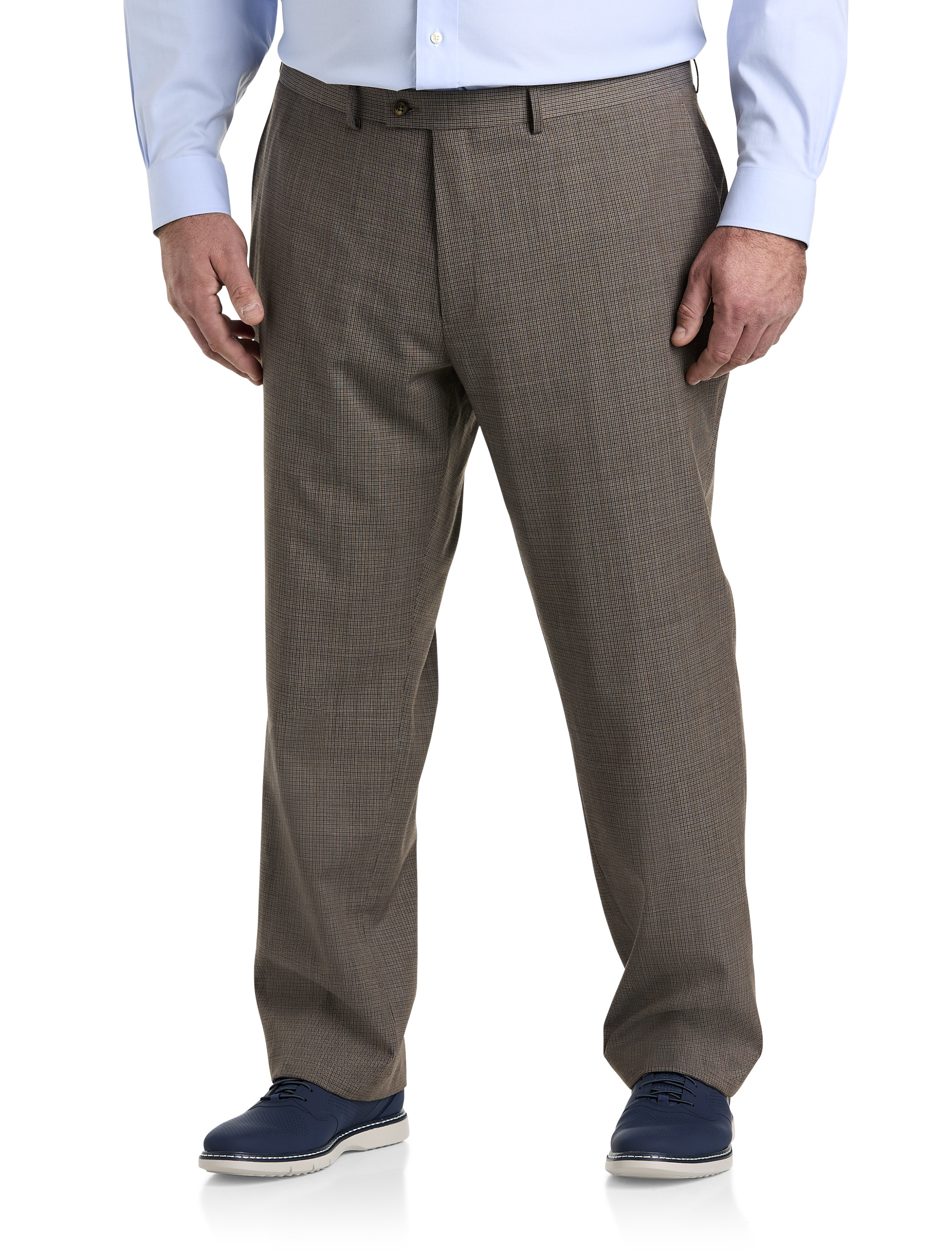 Micro Grid Suit Pants