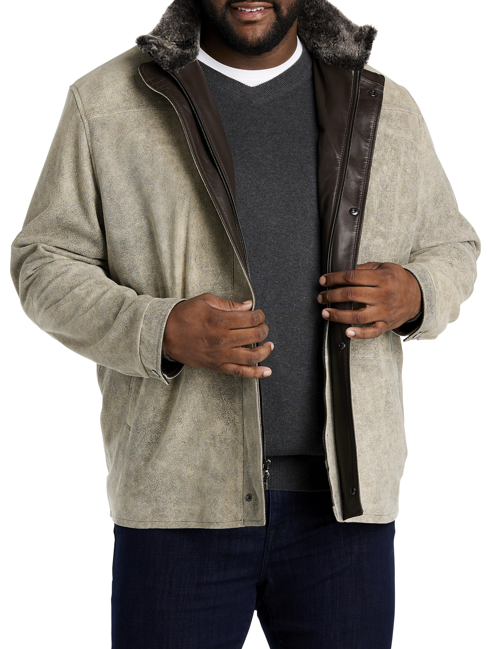 Winter Coats & Jackets: Men's Big & Tall Outerwear