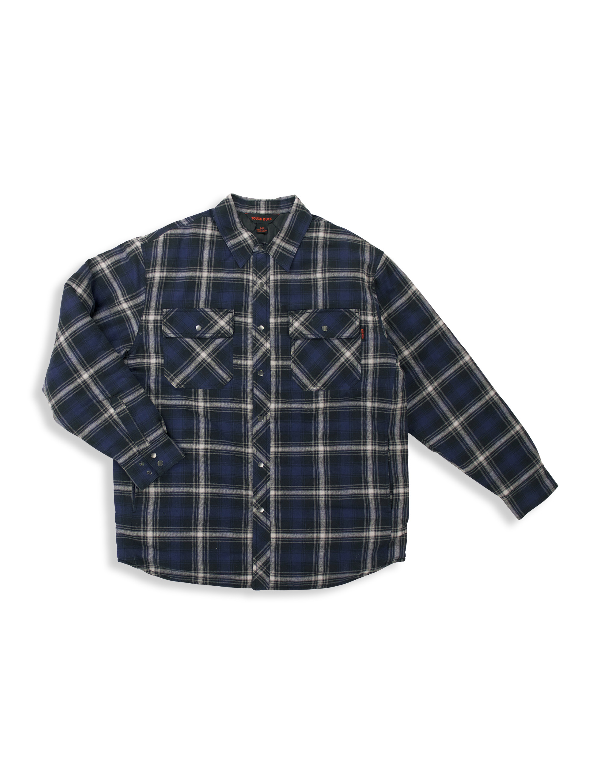 Big + Tall | Tough Duck Quilt-Lined Flannel Shirt | DXL