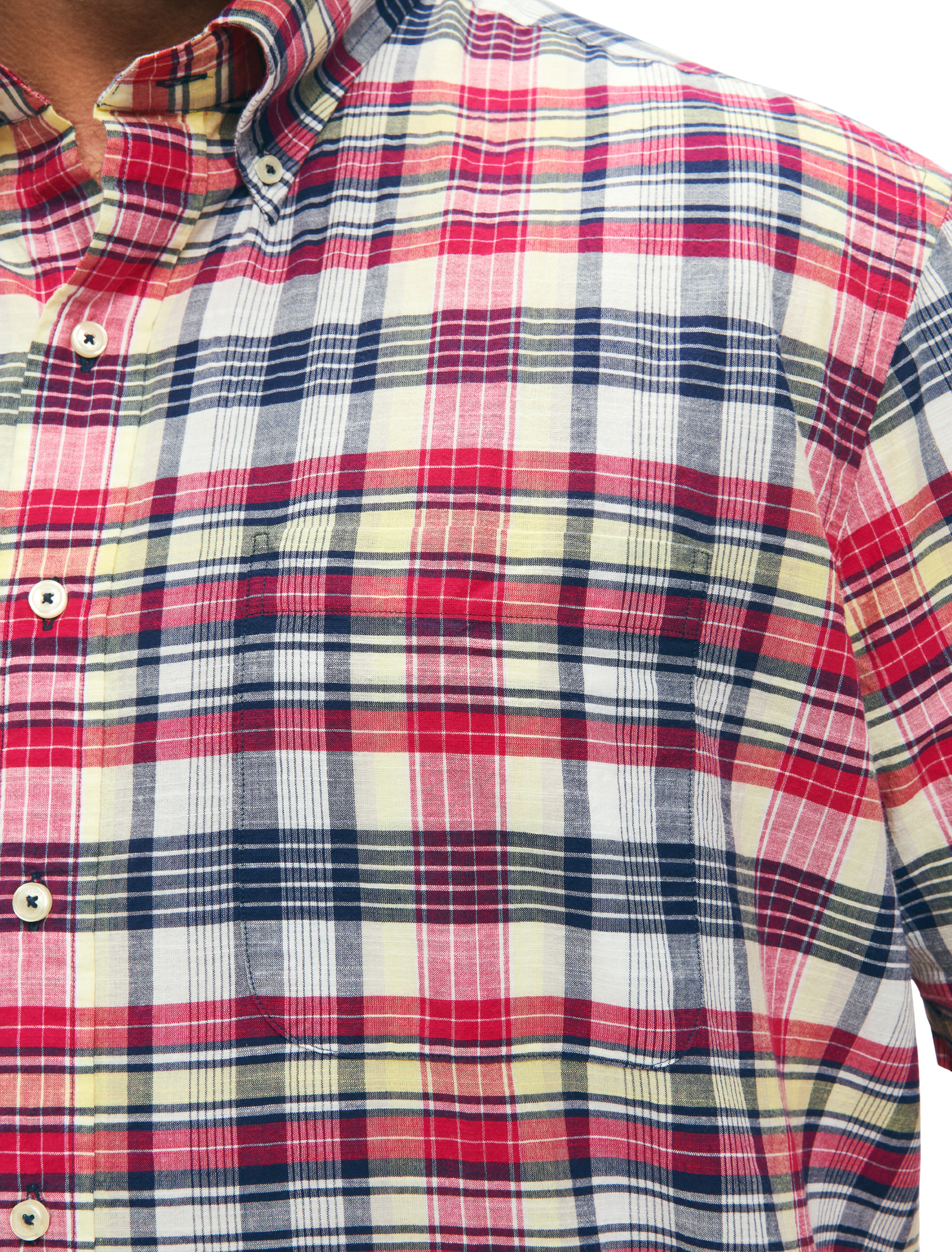 Big + Tall | Brooks Brothers Non-Iron Madras Plaid Sport Shirt | DXL