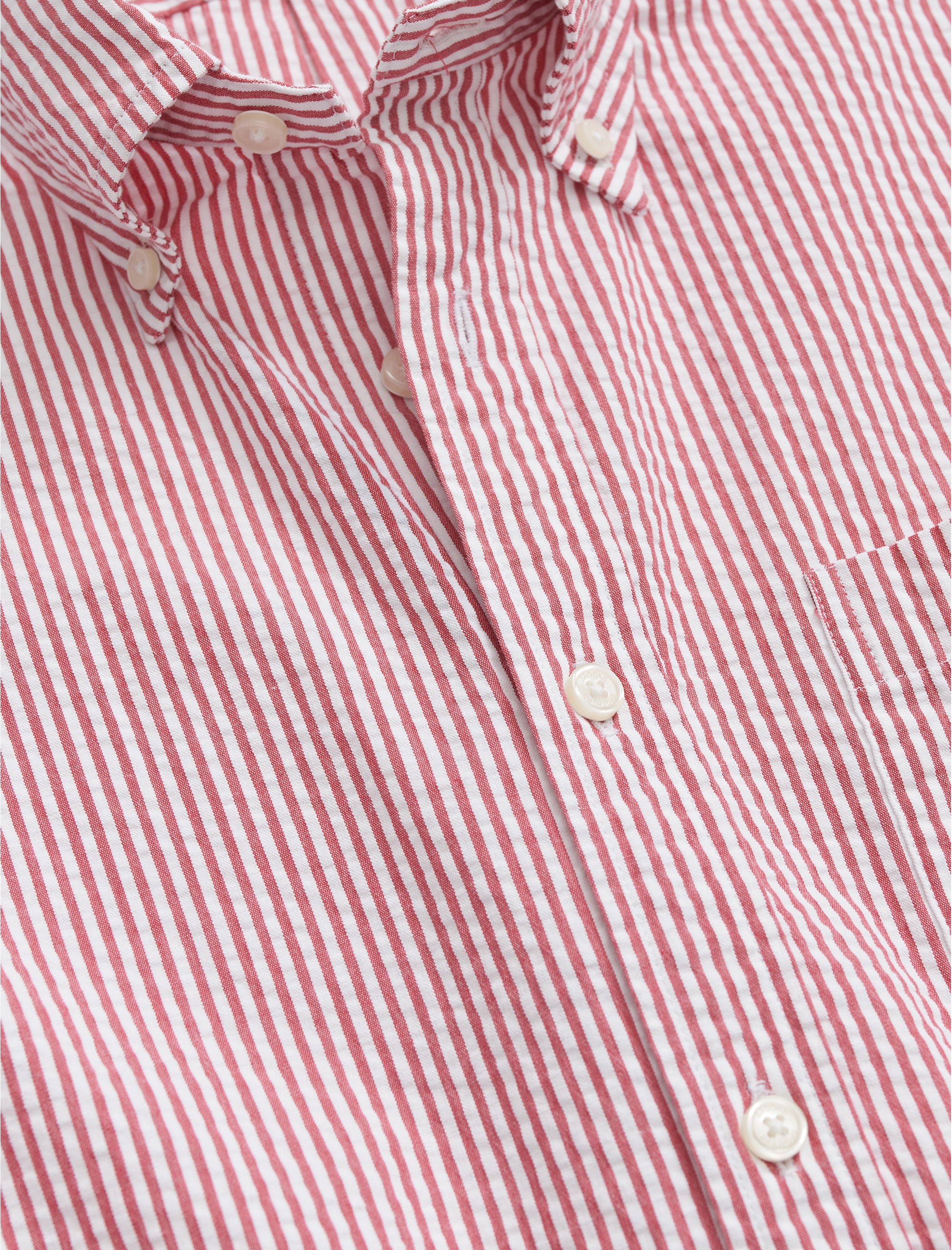 Seersucker Striped Sport Shirt - thumbnail 2