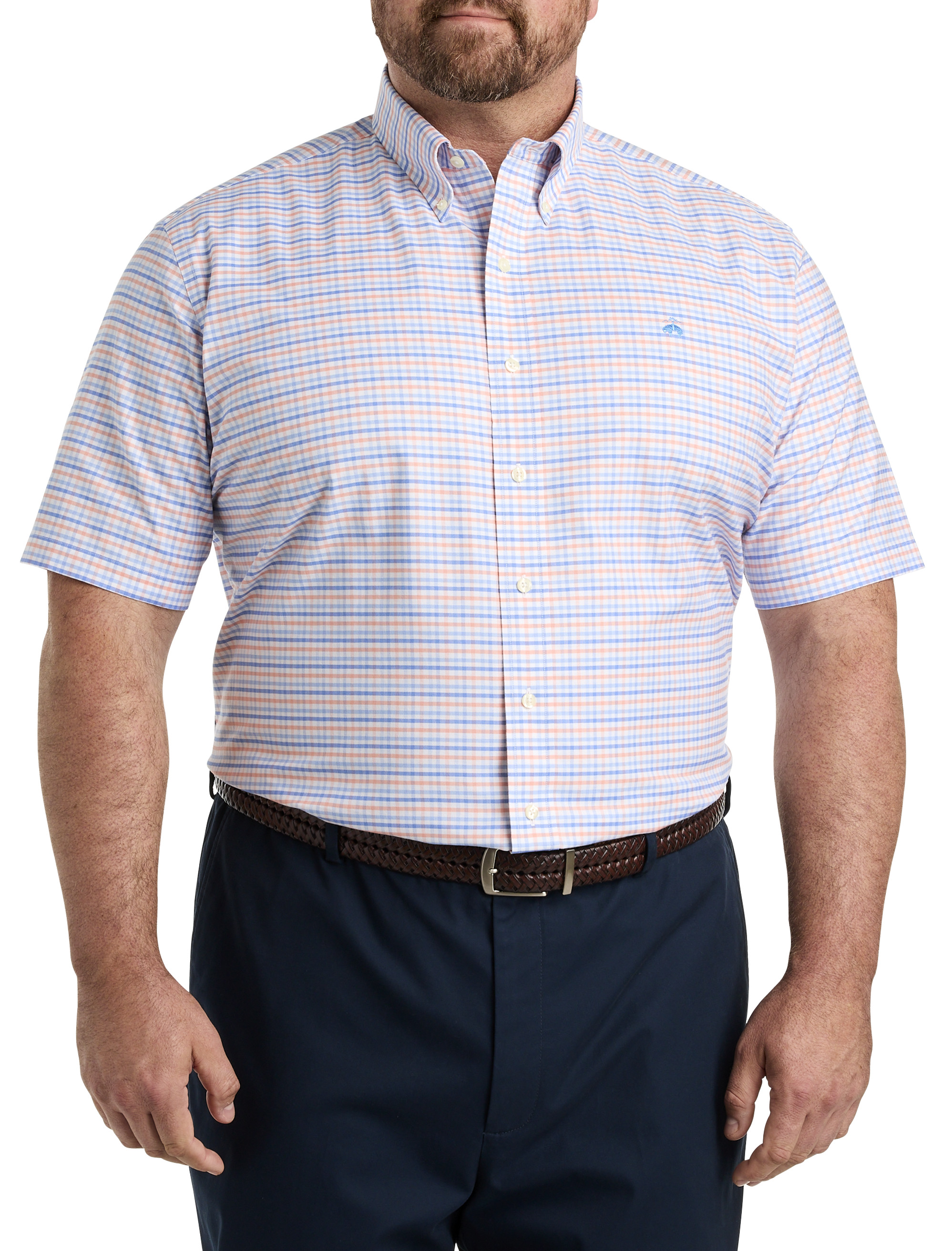 Non-Iron Gingham Sport Shirt