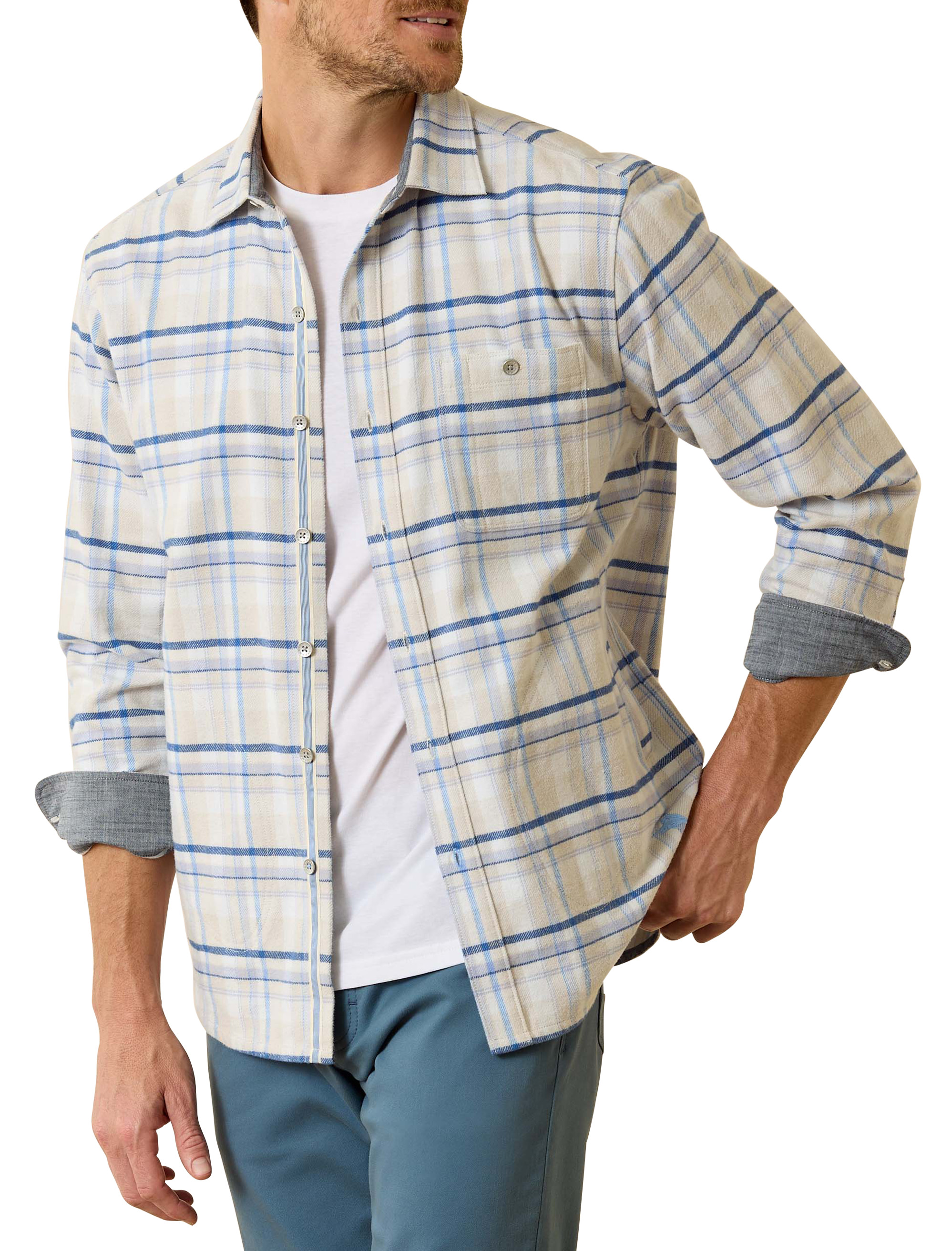 Lei'd Back Flannel Shirt Jacket