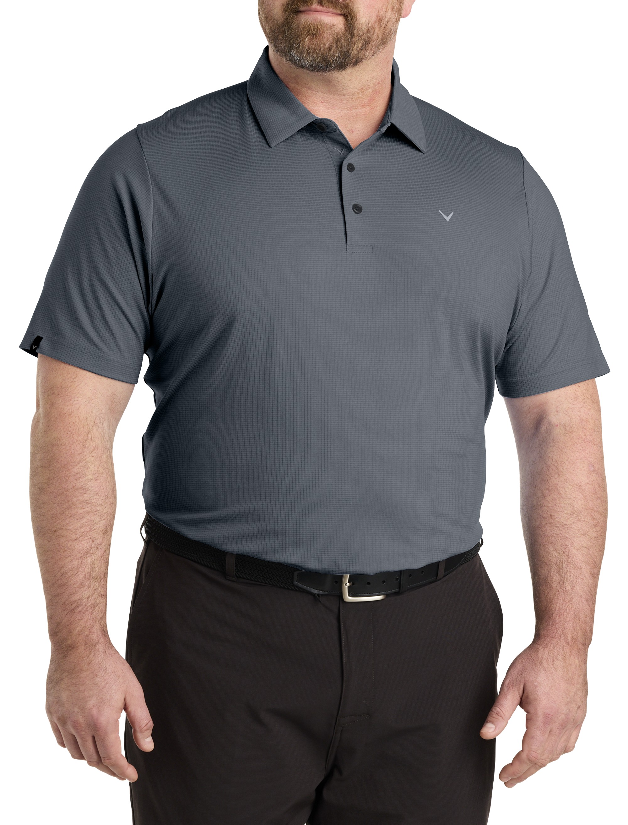 Classic Jacquard Golf Polo Shirt