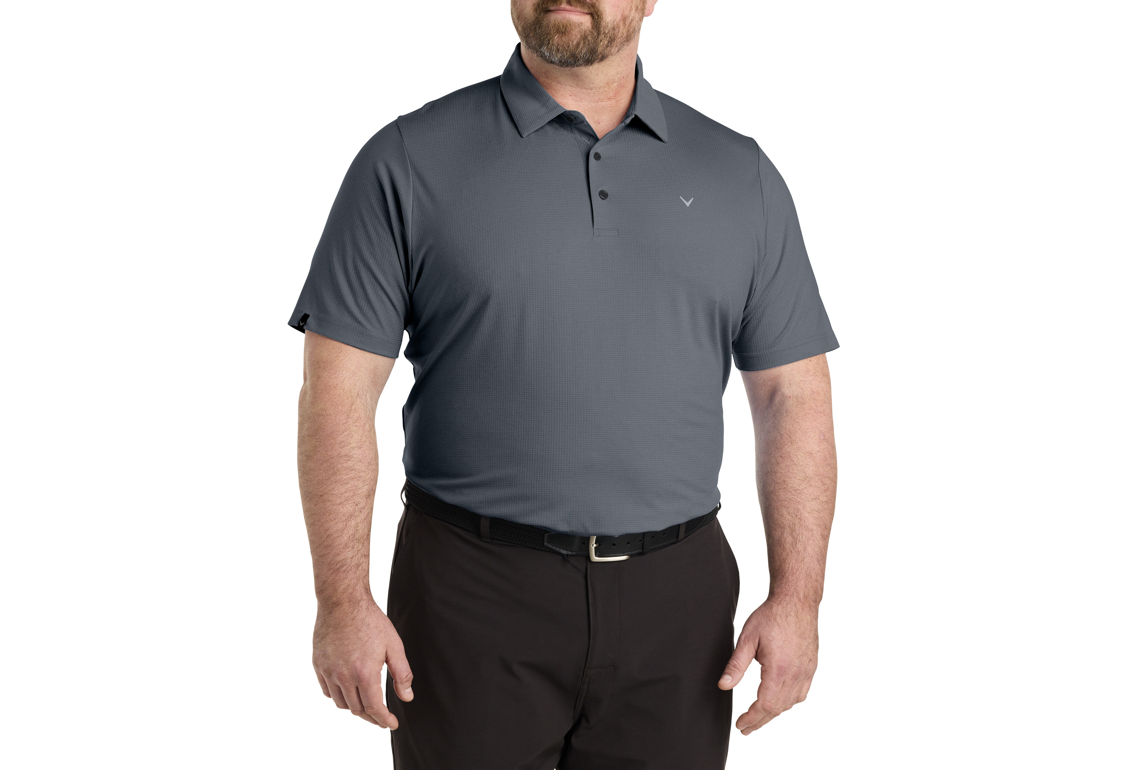 Classic Jacquard Golf Polo Shirt