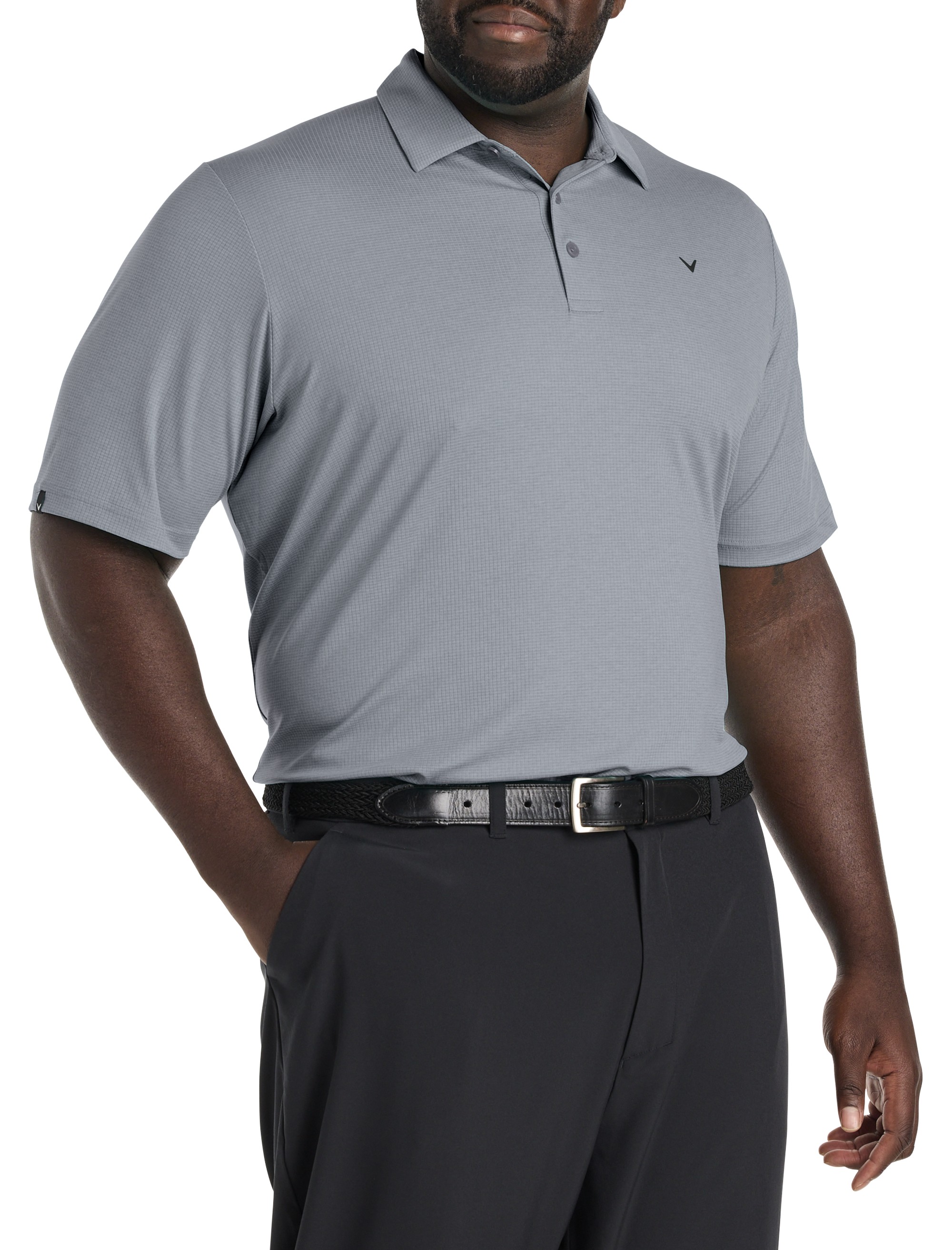 Classic Jacquard Golf Polo Shirt - thumbnail 6
