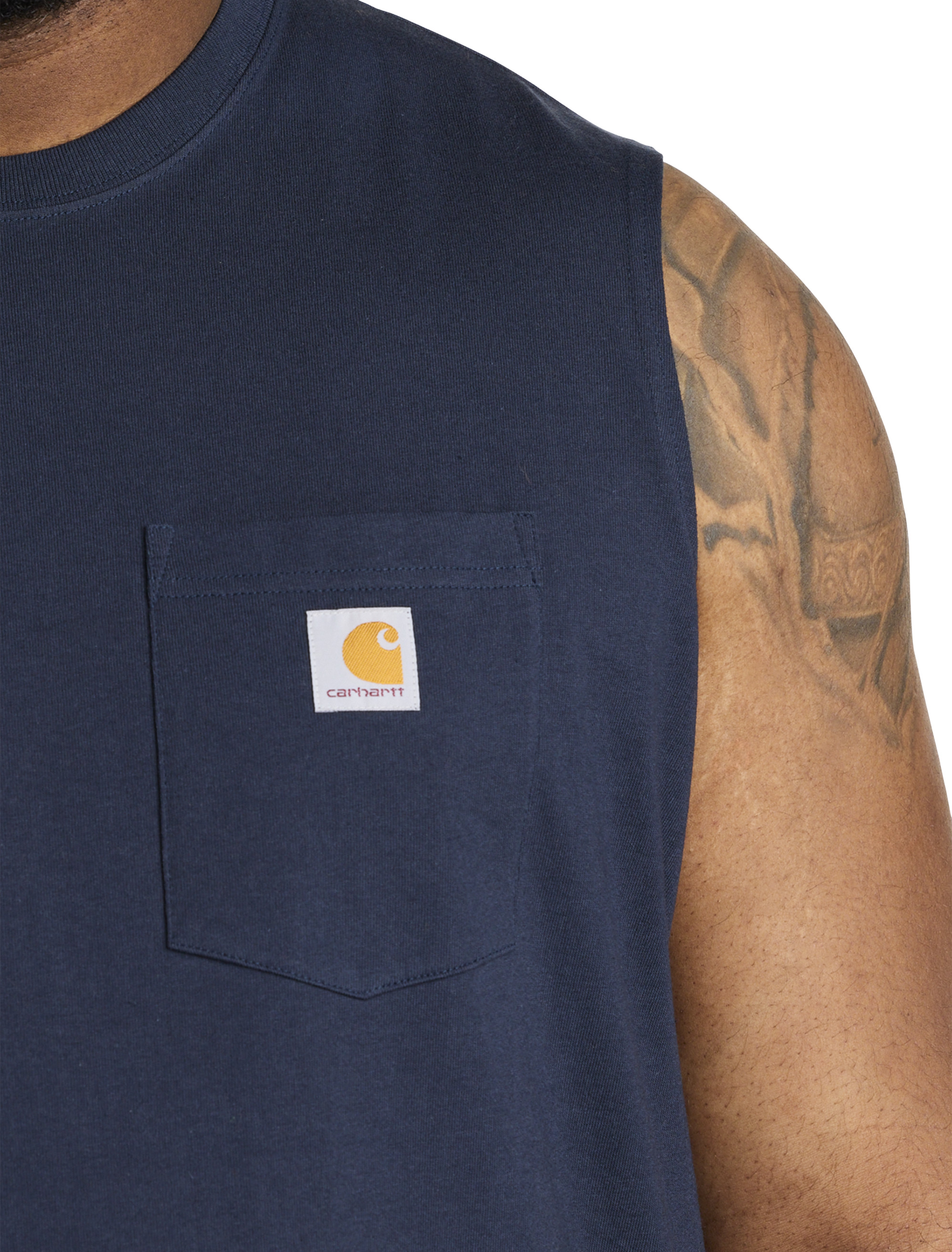 Sleeveless Pocket Tee