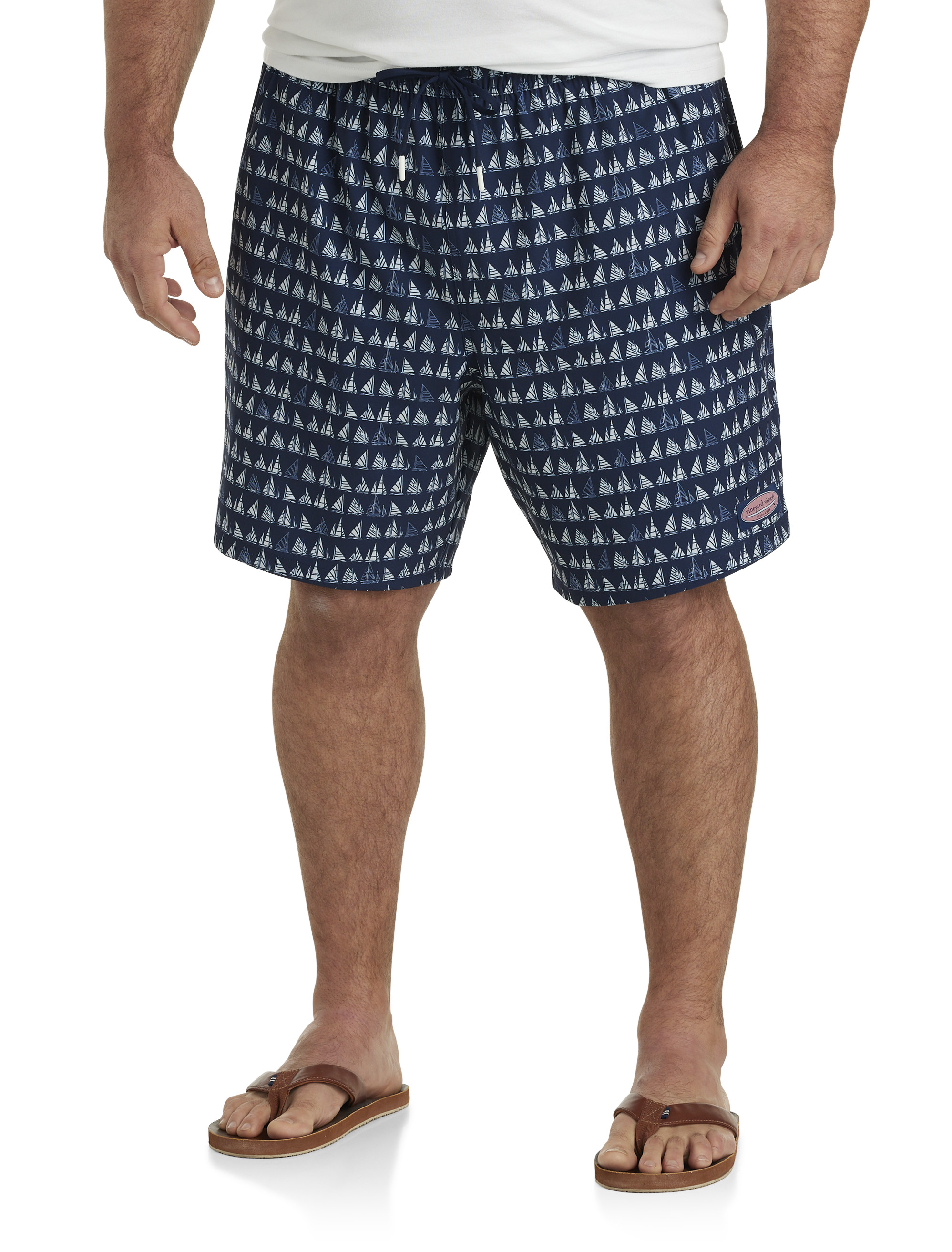 Big & Tall Trinity Coast 9-in. Color Block Swim Trunks