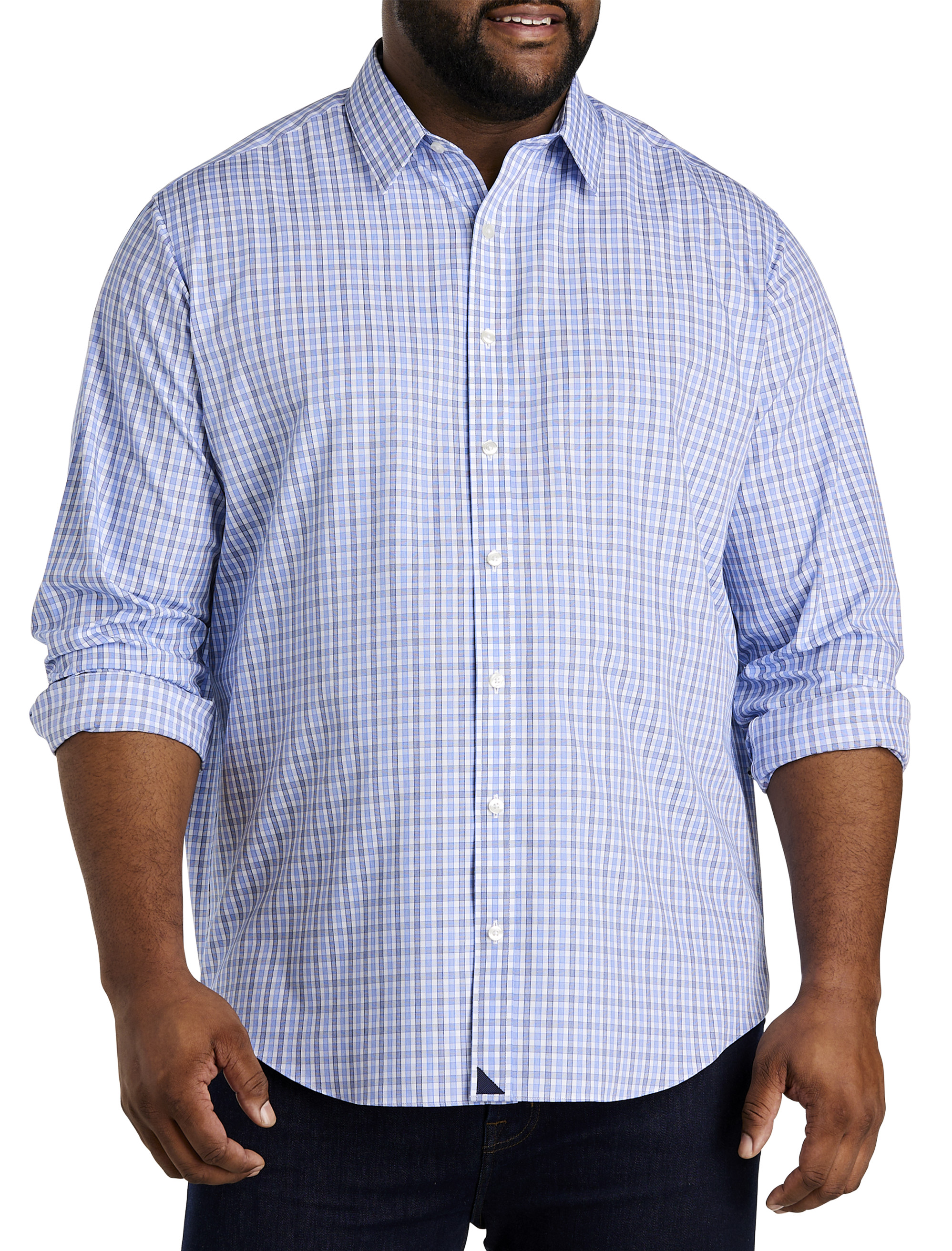 Durif Check-Patterned Sport Shirt