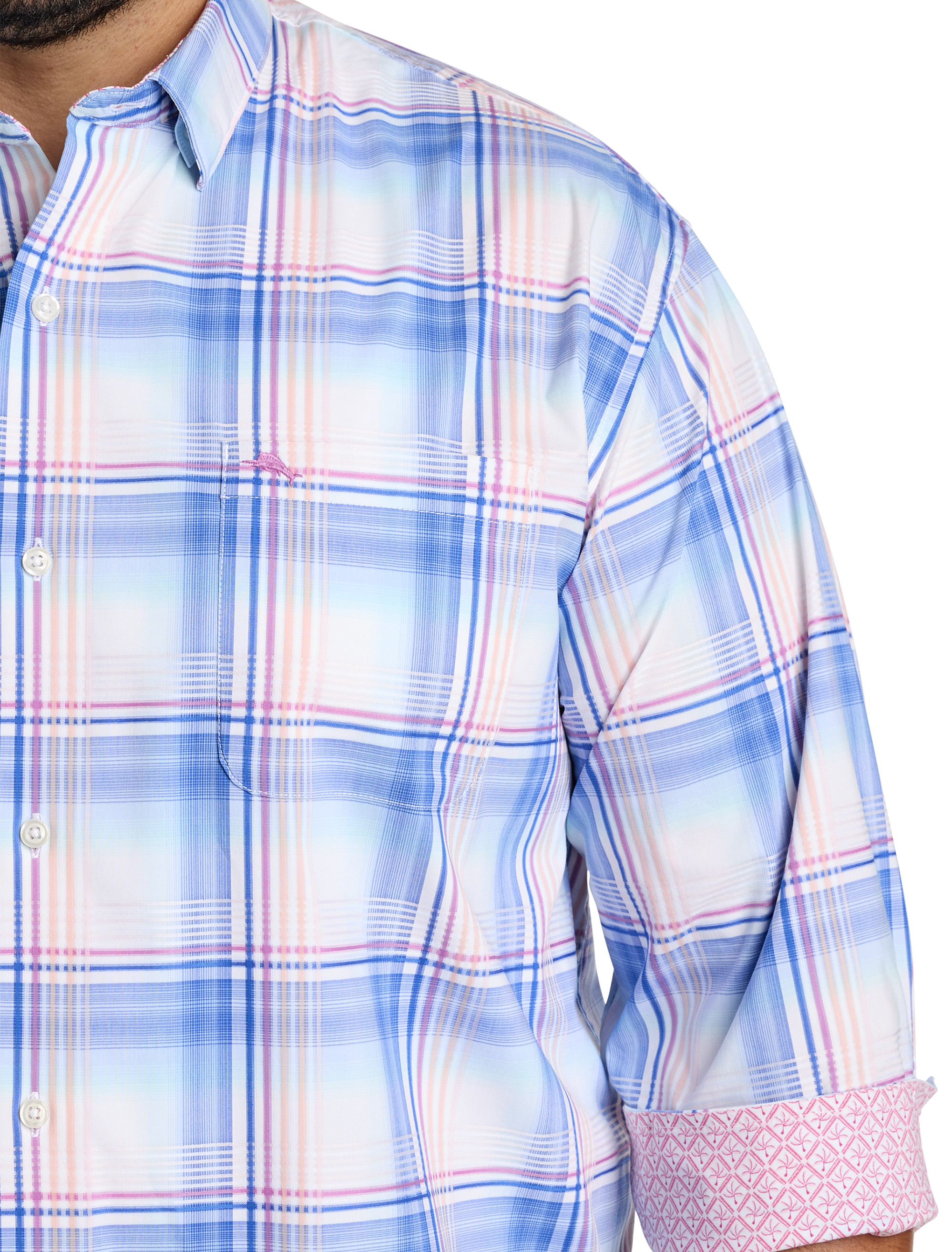 Sarasota Stretch Ombré Check Sport Shirt
