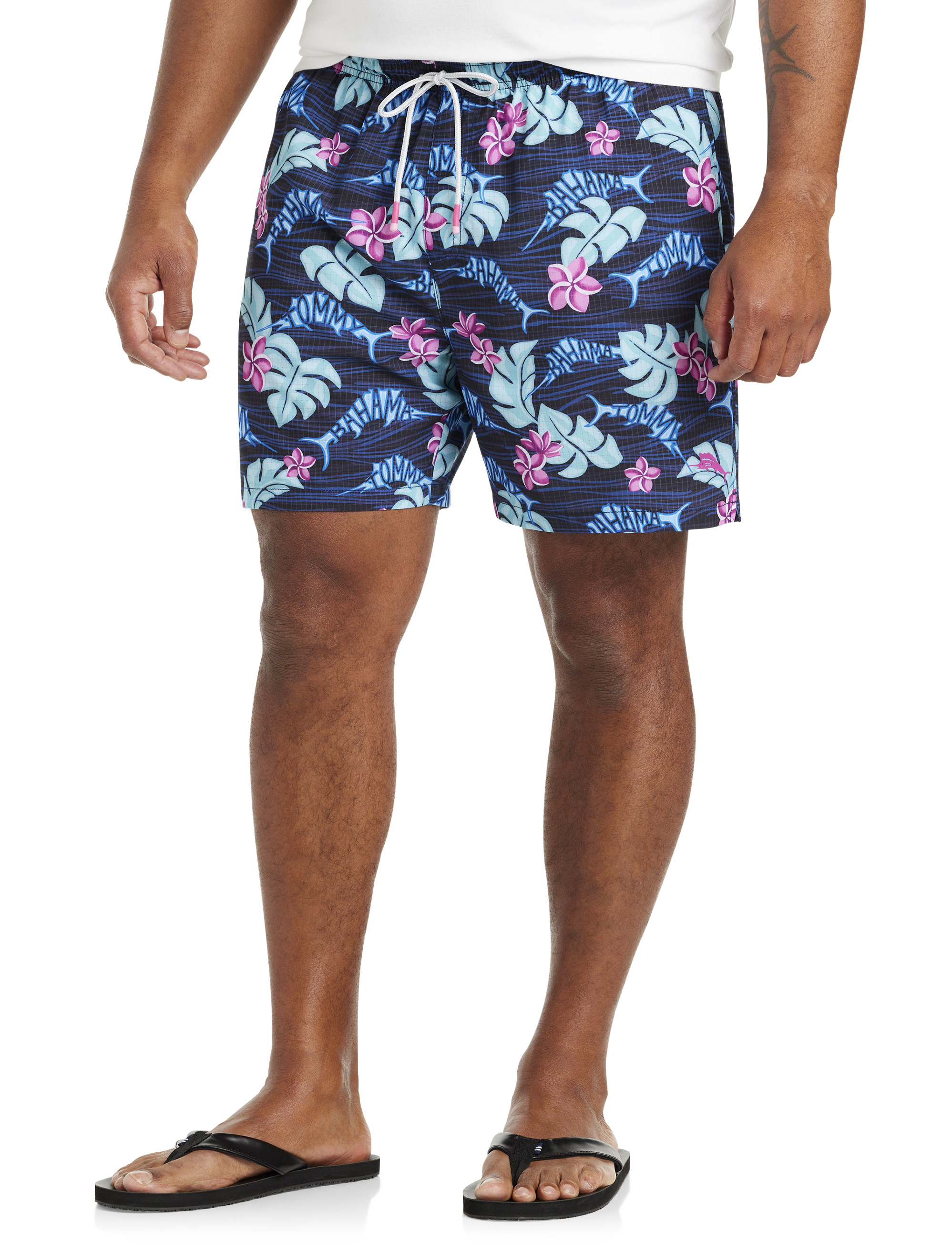 Tommy Bahama Big & Tall Baja Block Party Board Shorts