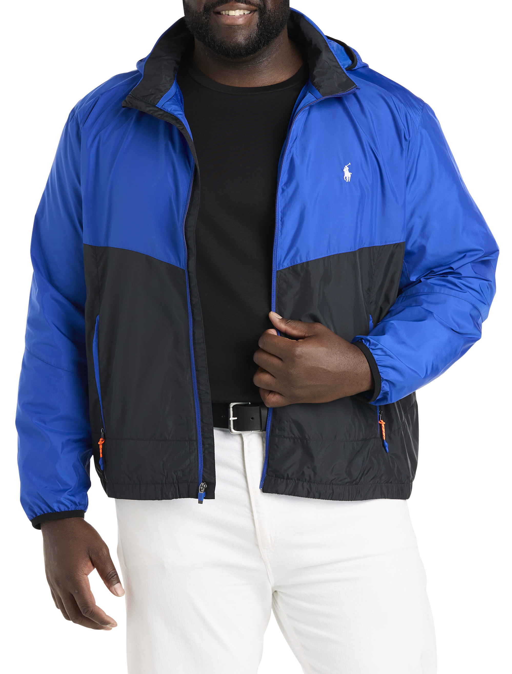 Colorblock Water-Repellent Hooded Jacket