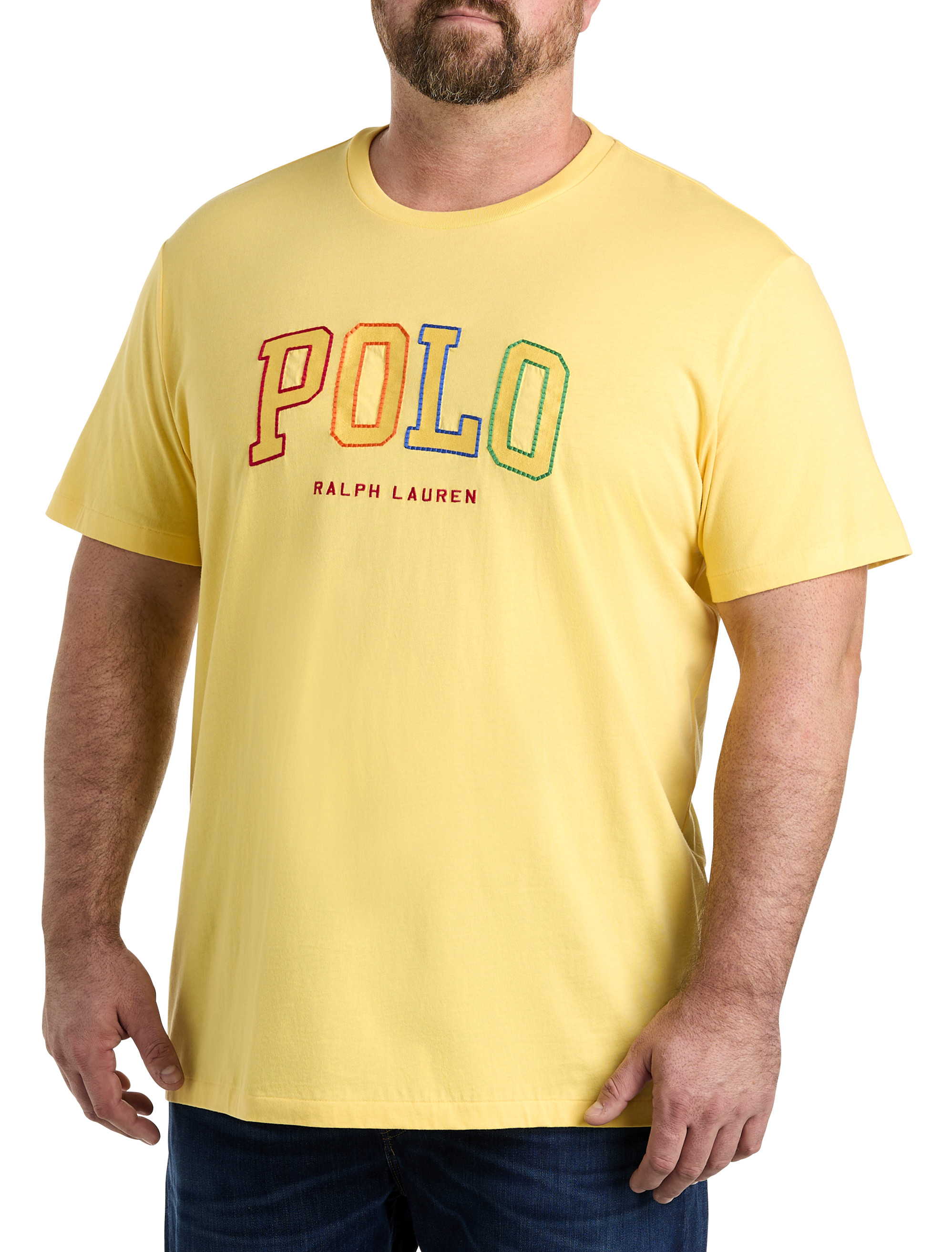 Big + Tall | Polo Ralph Lauren Multicolor Logo T-Shirt | DXL